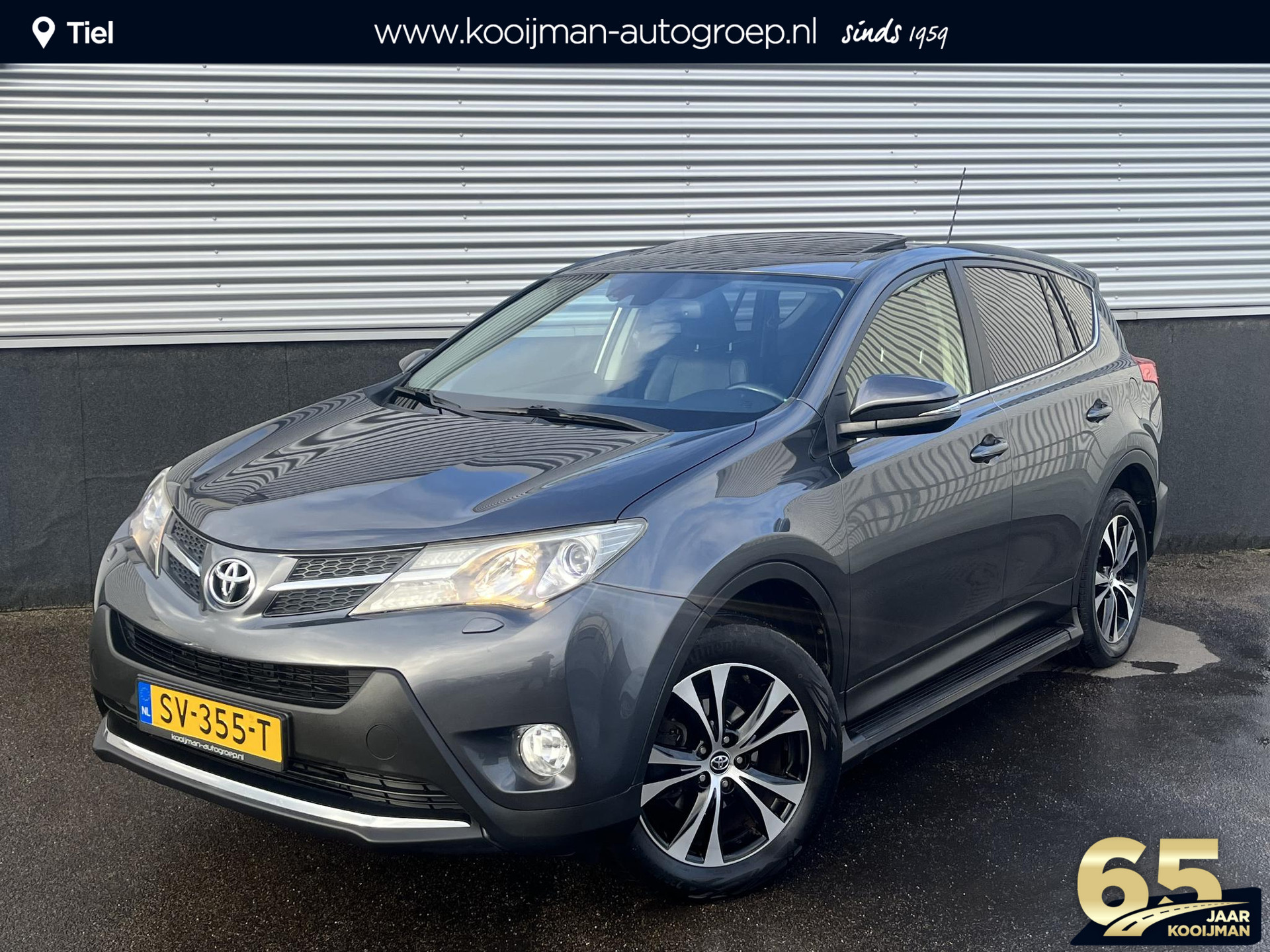 Toyota RAV4 2.0D Executive Business 4WD Schuif/kanteldak, Trekhaak, Dodehoekdetectie, Navigatie, Nieuw geleverd en dealeronderhouden, JBL, LMV, Stoelverwarming, Lederen bekleding