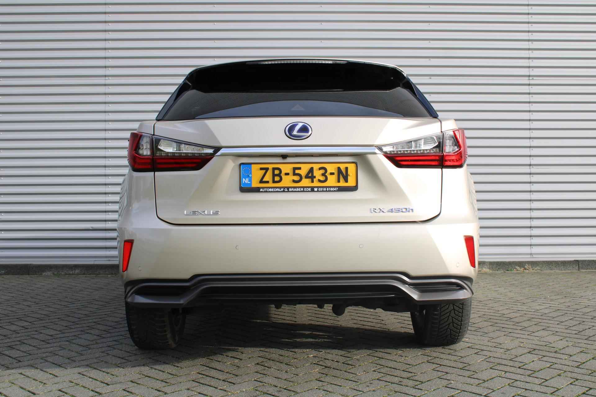 Lexus RX 450h 4WD Luxury Line | 20" LM | Navi | Camera | Leer | Schuif/kantel dak | Cruise | PDC | Zeer mooie auto | - 6/40