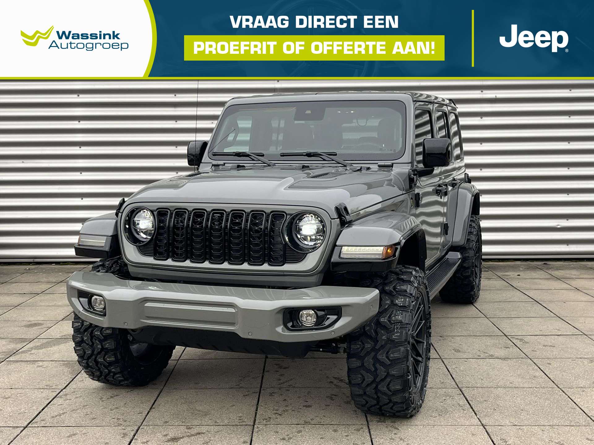 JEEP Wrangler 4xe PHEV 380pk Aut. Sahara | Navigatie | 20'' LM Velgen | Leder| Full Option!