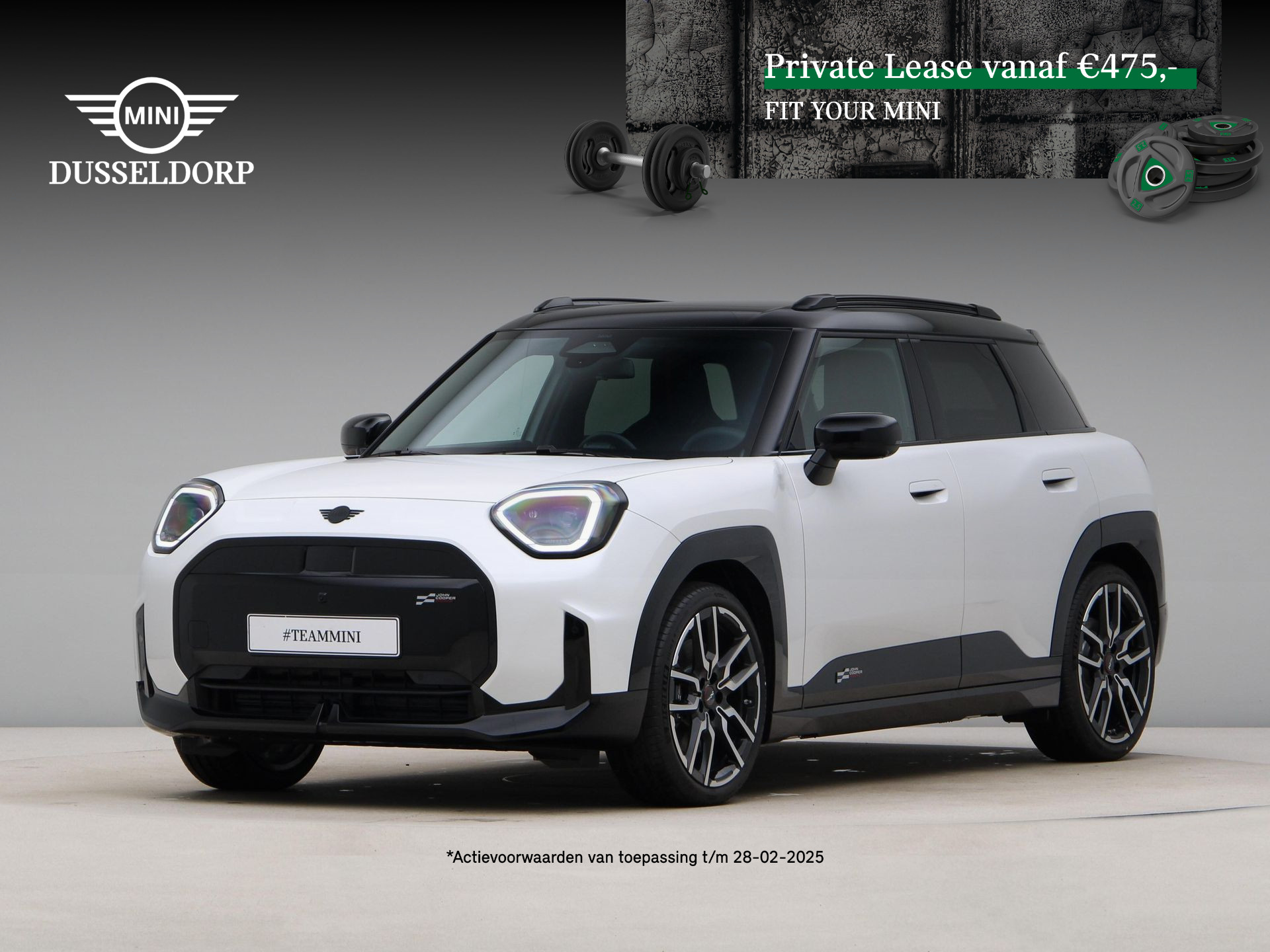 MINI Aceman SE John Cooper Works Pakket XL PRIVATE LEASE EUR 615,- (48 mnd/10.000 km)