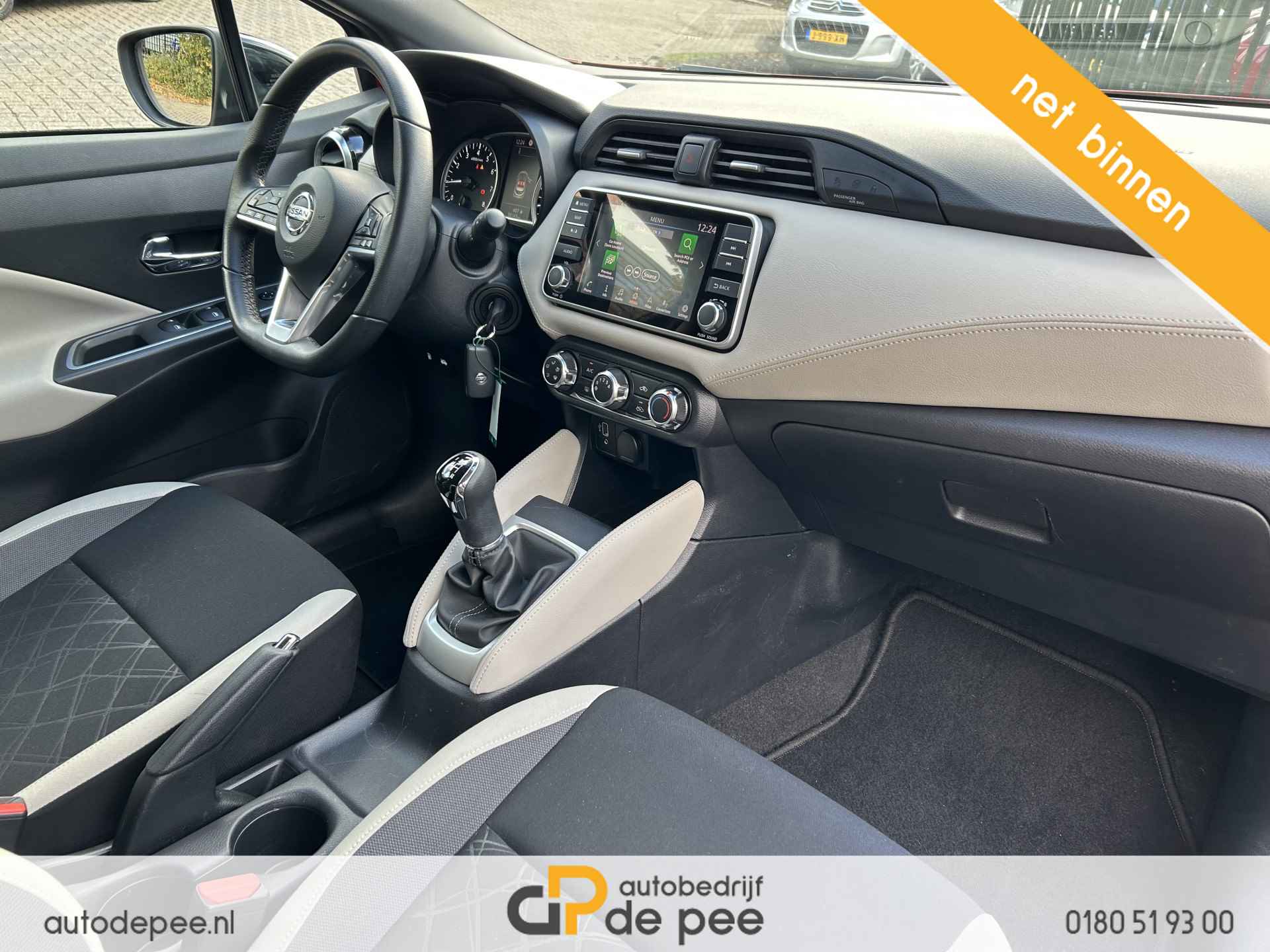 Nissan Micra 1.0 IG-T N-Design GARANTIE/CARPLAY/NAVI/AIRCO/CRUISE/PDC/LICHTMETAAL rijklaarprijs! - 4/16