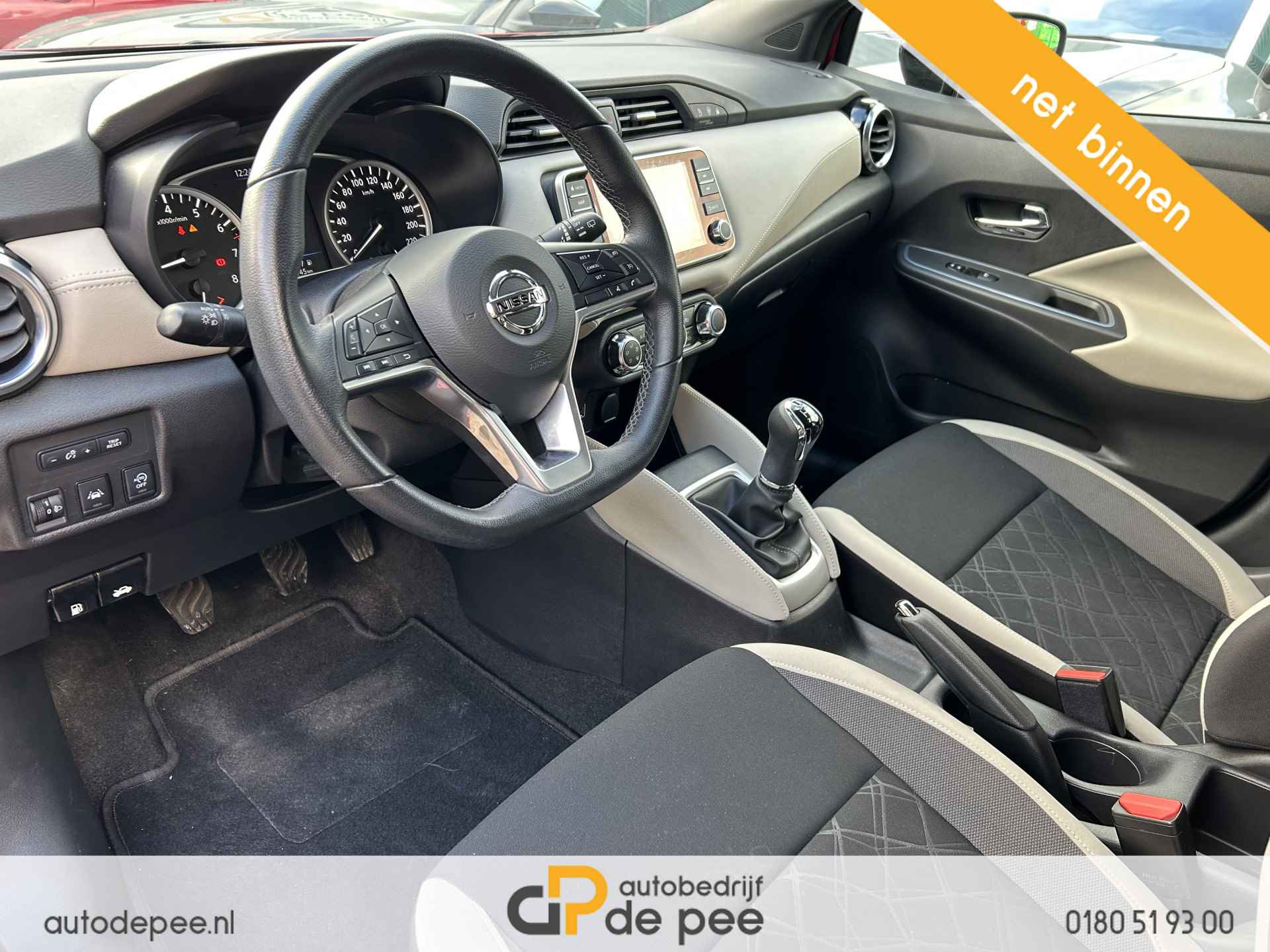 Nissan Micra 1.0 IG-T N-Design GARANTIE/CARPLAY/NAVI/AIRCO/CRUISE/PDC/LICHTMETAAL rijklaarprijs! - 5/16