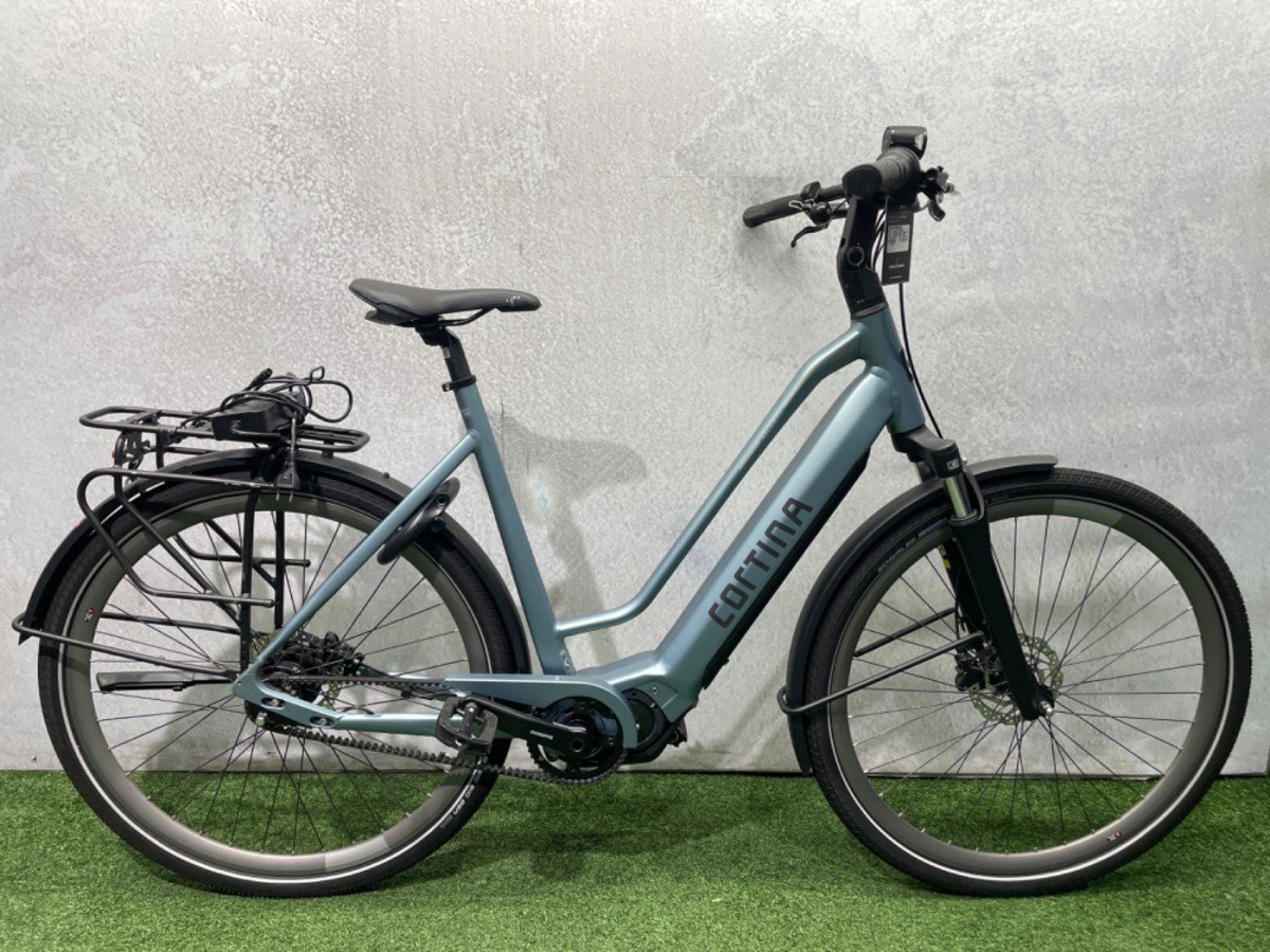 Cortina E-Silento Pro 500Wh. Dames Opal Green Matte 57cm 2021