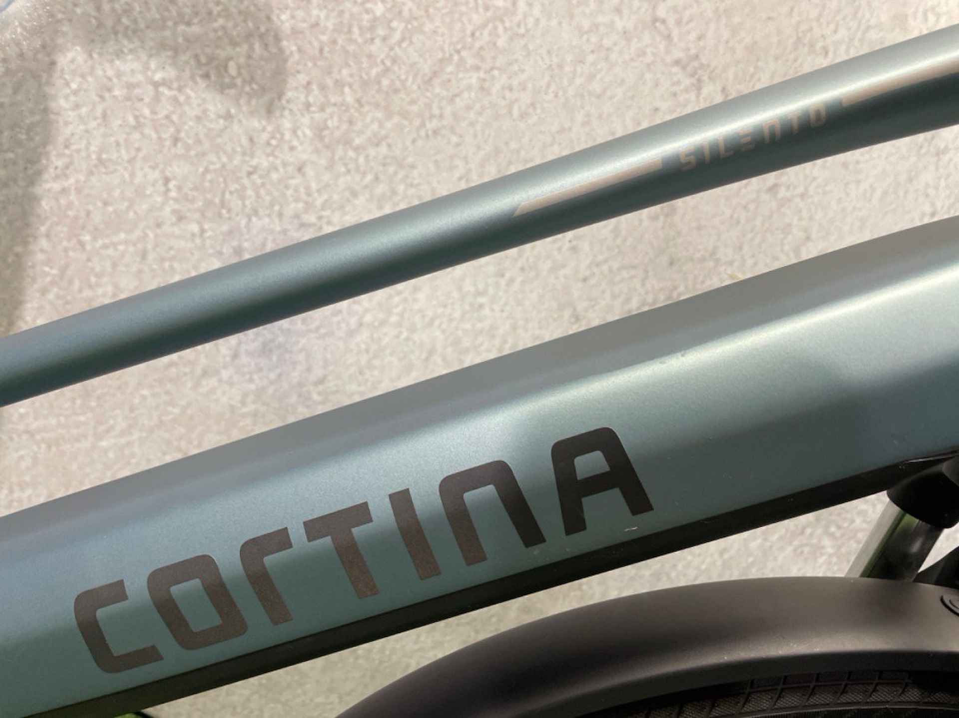 Cortina E-Silento Pro 500Wh. Dames Opal Green Matte 57cm 2021 - 2/4