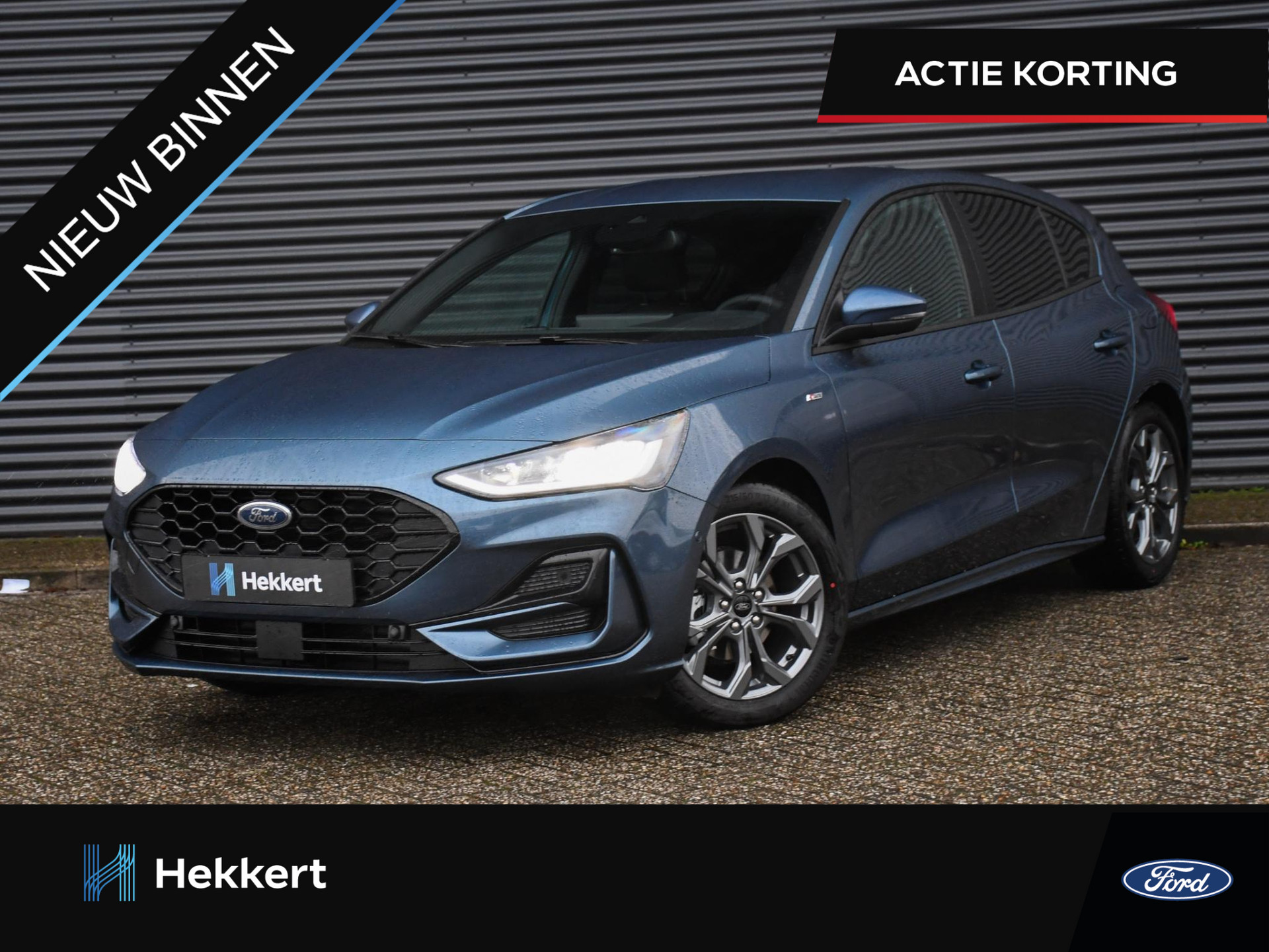 Ford Focus ST Line 1.0 EcoBoost Hybrid 125pk ADAPT. CRUISE | 17''LM | PDC + CAM. | DAB | DODE HOEK | WINTER PACK