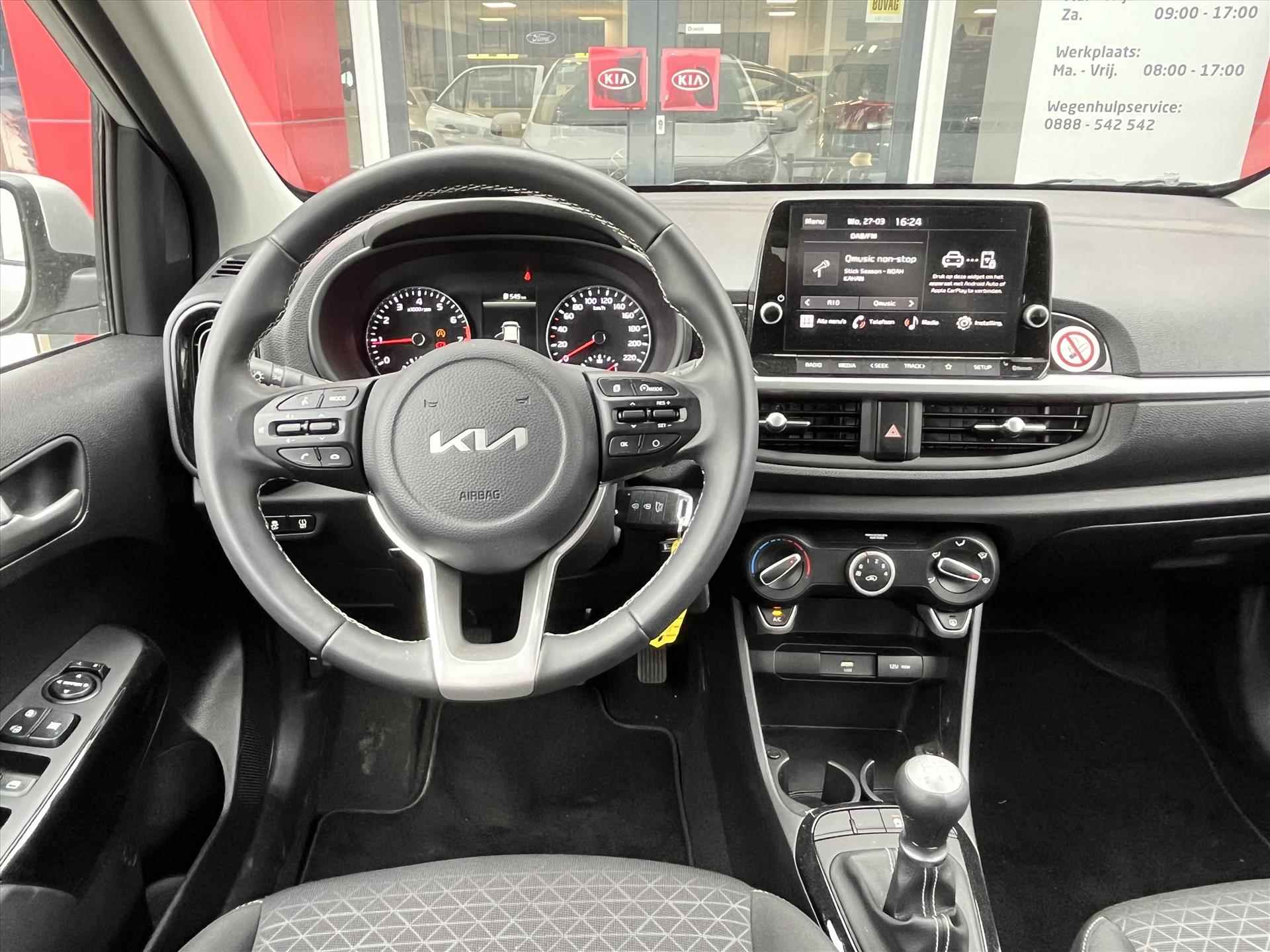 Kia Picanto 1.0 DPi 67pk 5-zits DynamicLine | Airconditioning | Navigatie via Carplay | Parkeer Camera | Cruise control | - 3/22