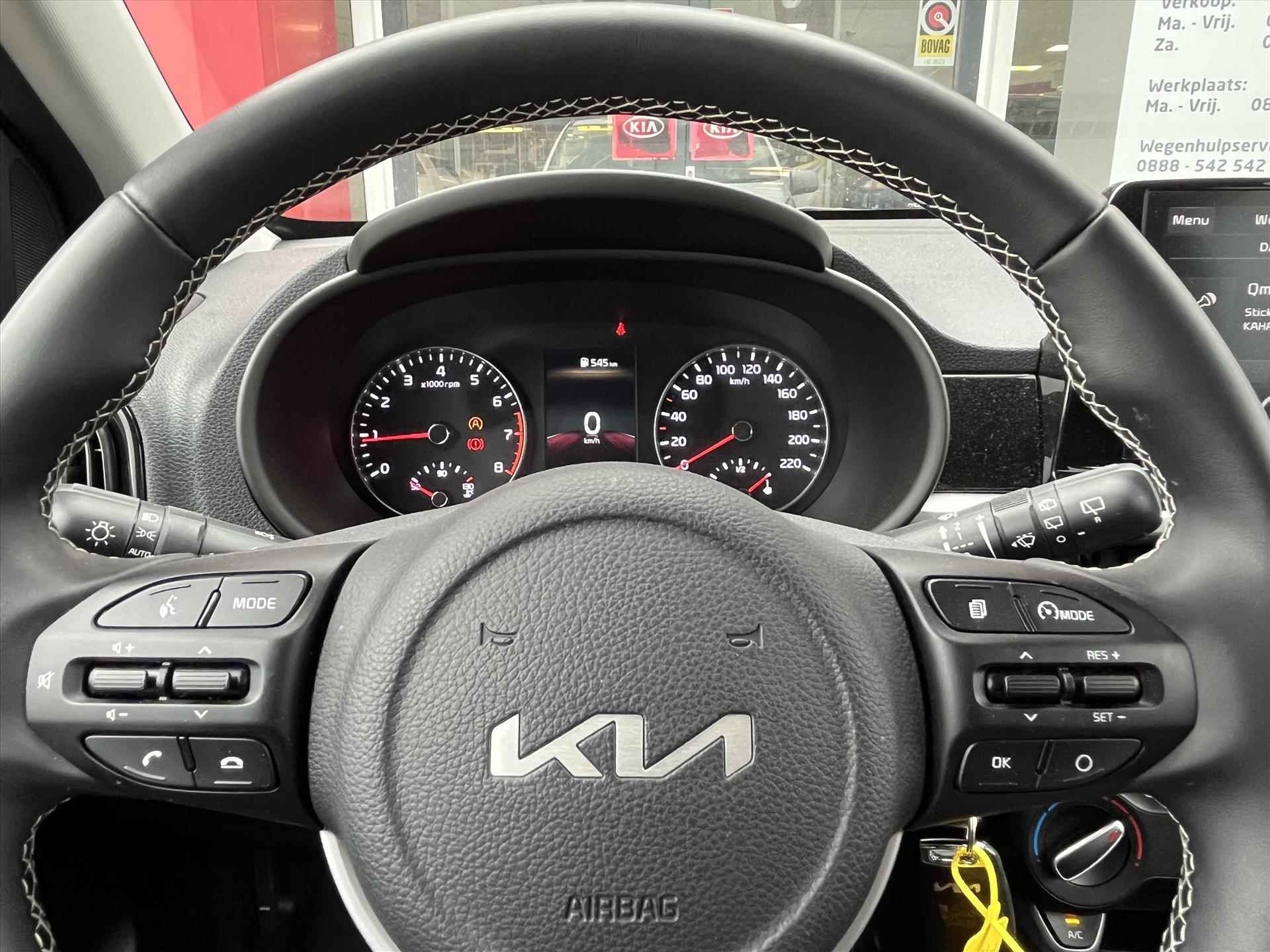 Kia Picanto 1.0 DPi 67pk 5-zits DynamicLine | Airconditioning | Navigatie via Carplay | Parkeer Camera | Cruise control | - 14/22