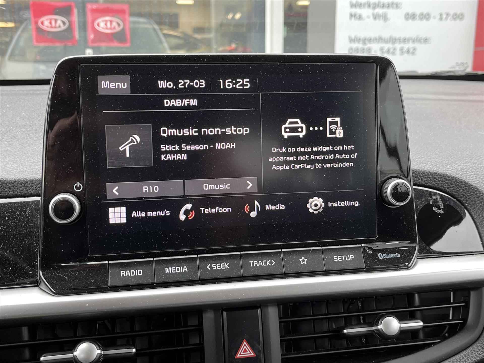 Kia Picanto 1.0 DPi 67pk 5-zits DynamicLine | Airconditioning | Navigatie via Carplay | Parkeer Camera | Cruise control | - 15/22