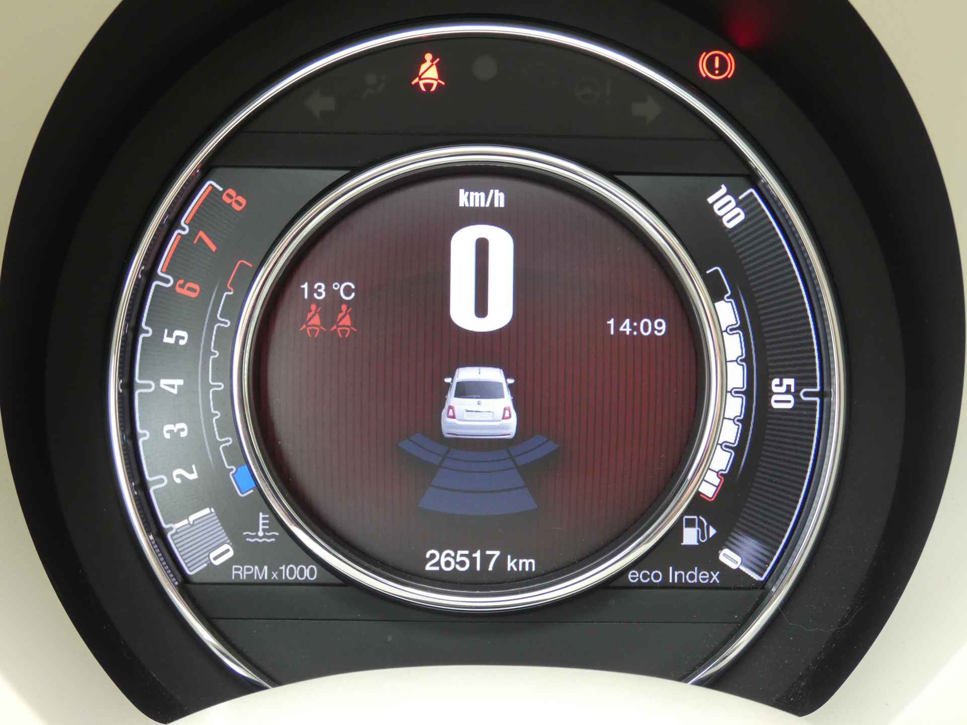 Fiat 500 1.0 Hybrid Dolcevita ! Panoramadak | leder interieur | Cruise Control | Navigatie | Parkerhulp ! - 21/29