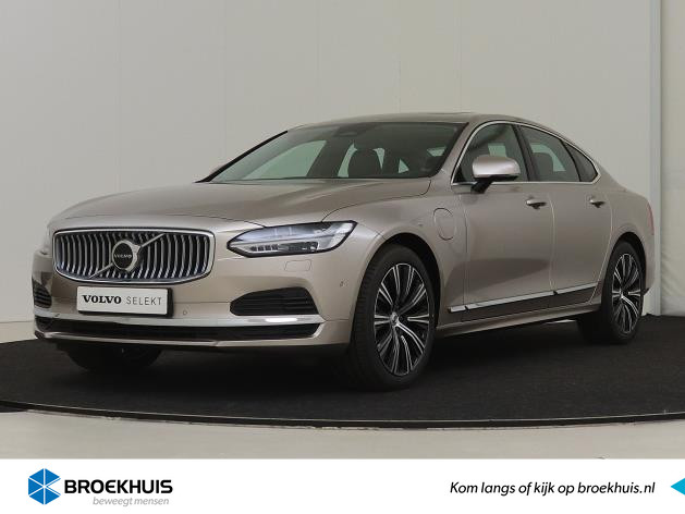 Volvo S90 T8 455PK AWD Ultimate Bright | Full Options! | B&W Audio | Luchtvering | Massage | 360º view