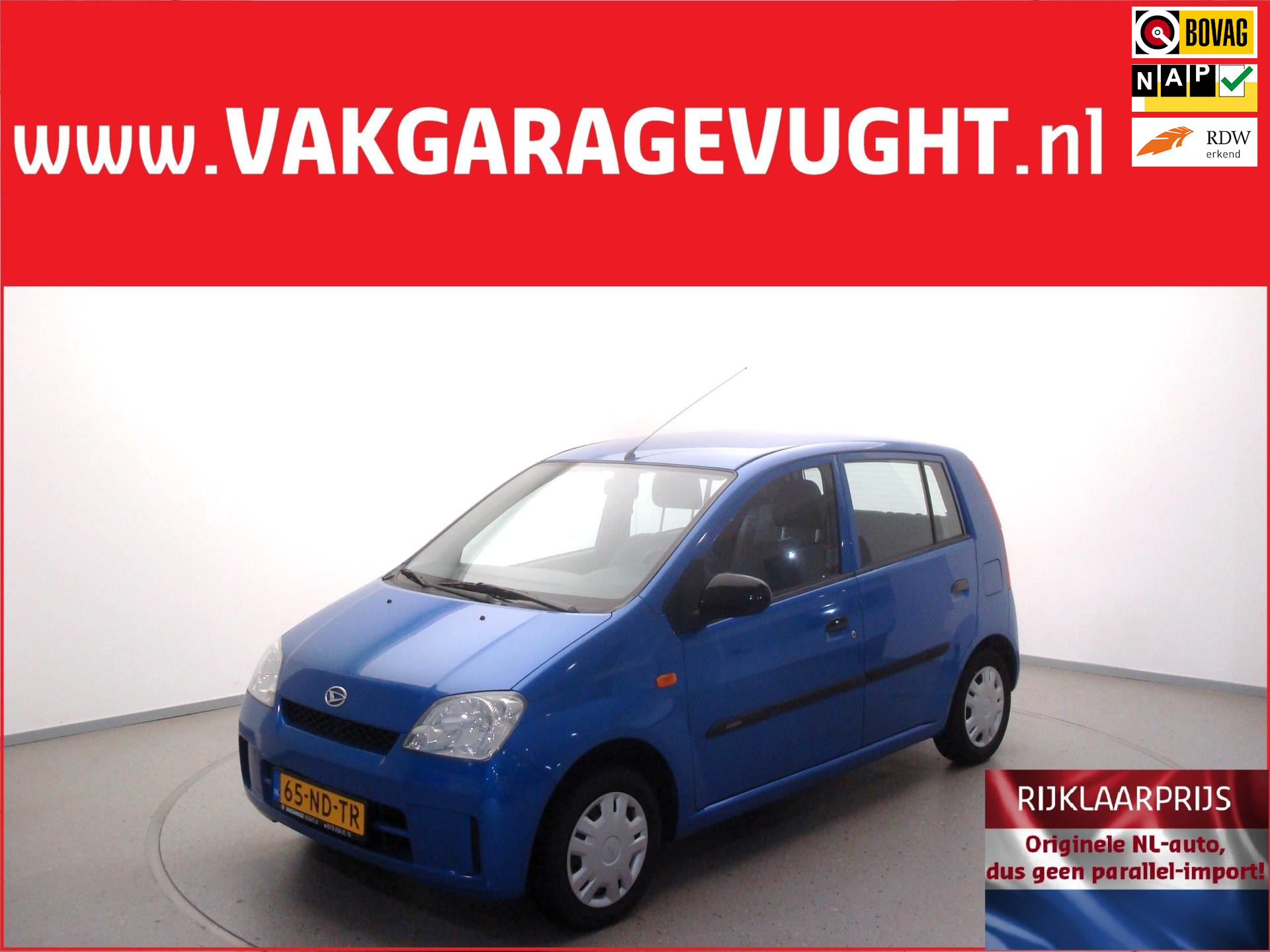 Daihatsu Cuore 1.0i-12V 59pk 5Dr. Airco|Nwe. 1 jaar APK|100% Onderhouden! bij viaBOVAG.nl