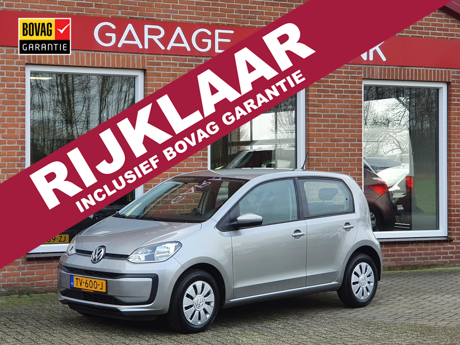 Volkswagen Up! 1.0 BMT take up! 60PK 5drs airco, navi, carkit, dab+, elektr.ramen RIJKLAAR