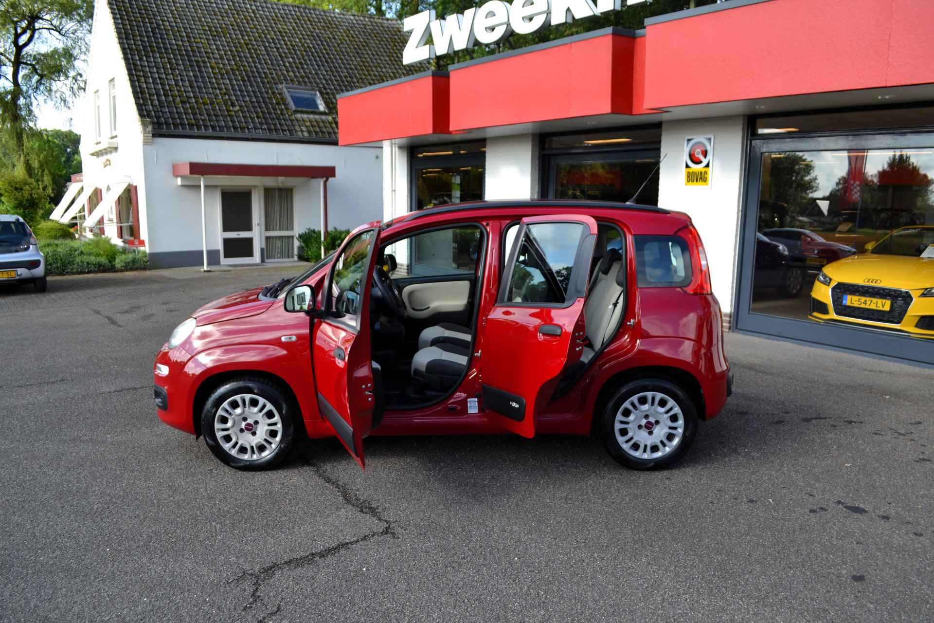 Fiat Panda 1.2 i, 4 Cylinder, Airco, Hoge instap ! Nette auto ! , net groot onderhoud gehad ! - 5/21