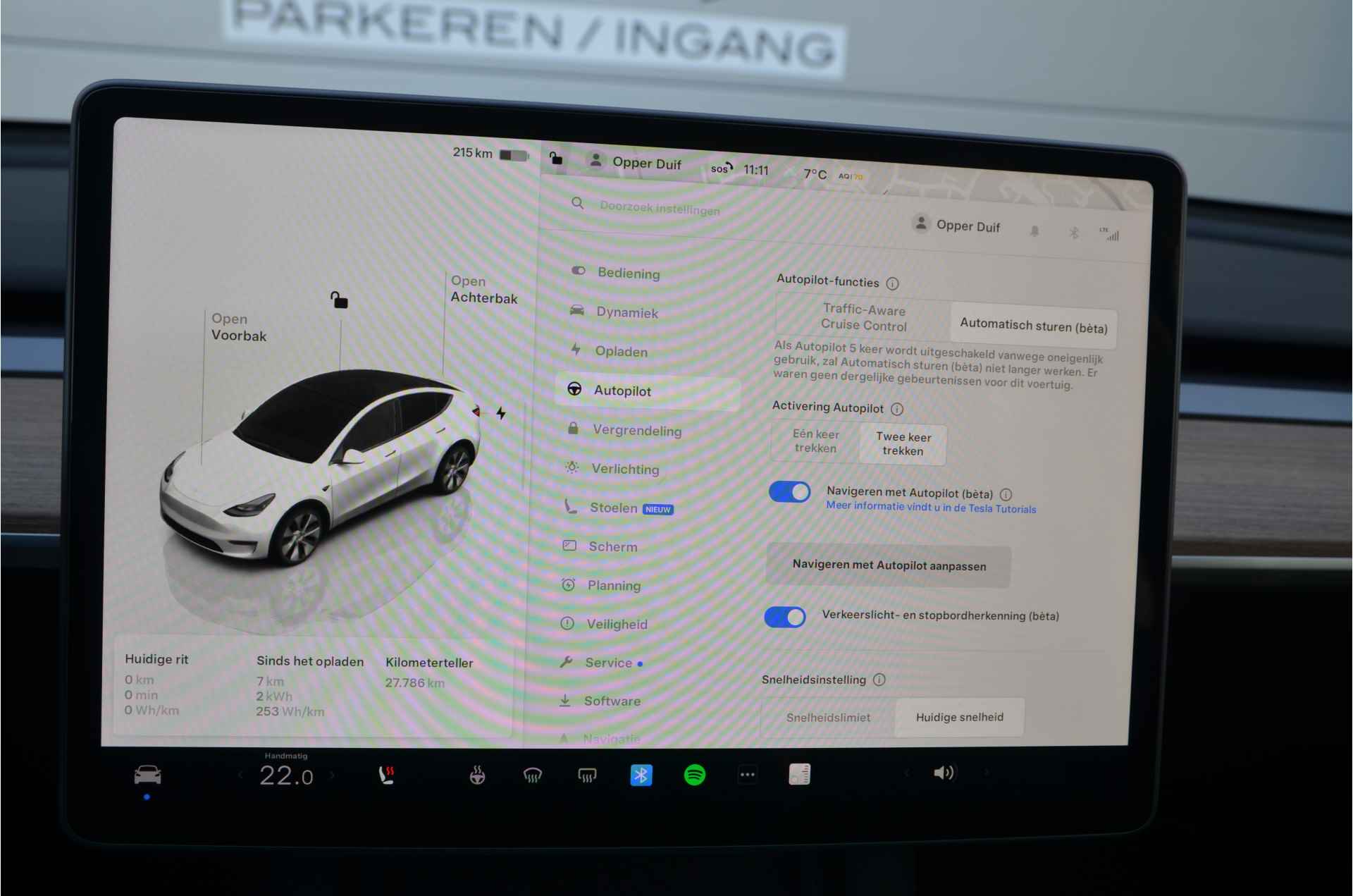 Tesla Model Y Long Range AWD 75 kWh Enhanced AutoPilot+FSD (twv 7.500,-) - 19/35