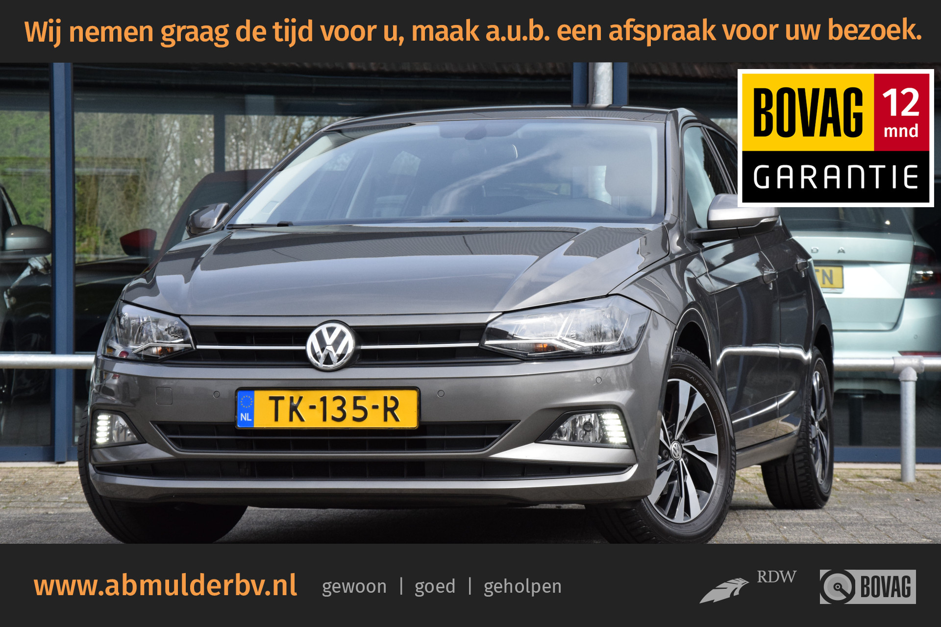 Volkswagen Polo 1.0 TSI 96PK Comfortline Automaat DSG | NL-Auto | BOVAG Garantie | Navigatie | Parkeersensoren V&A | Adaptive Cruise Control | Apple Carplay/Android Auto | bij viaBOVAG.nl