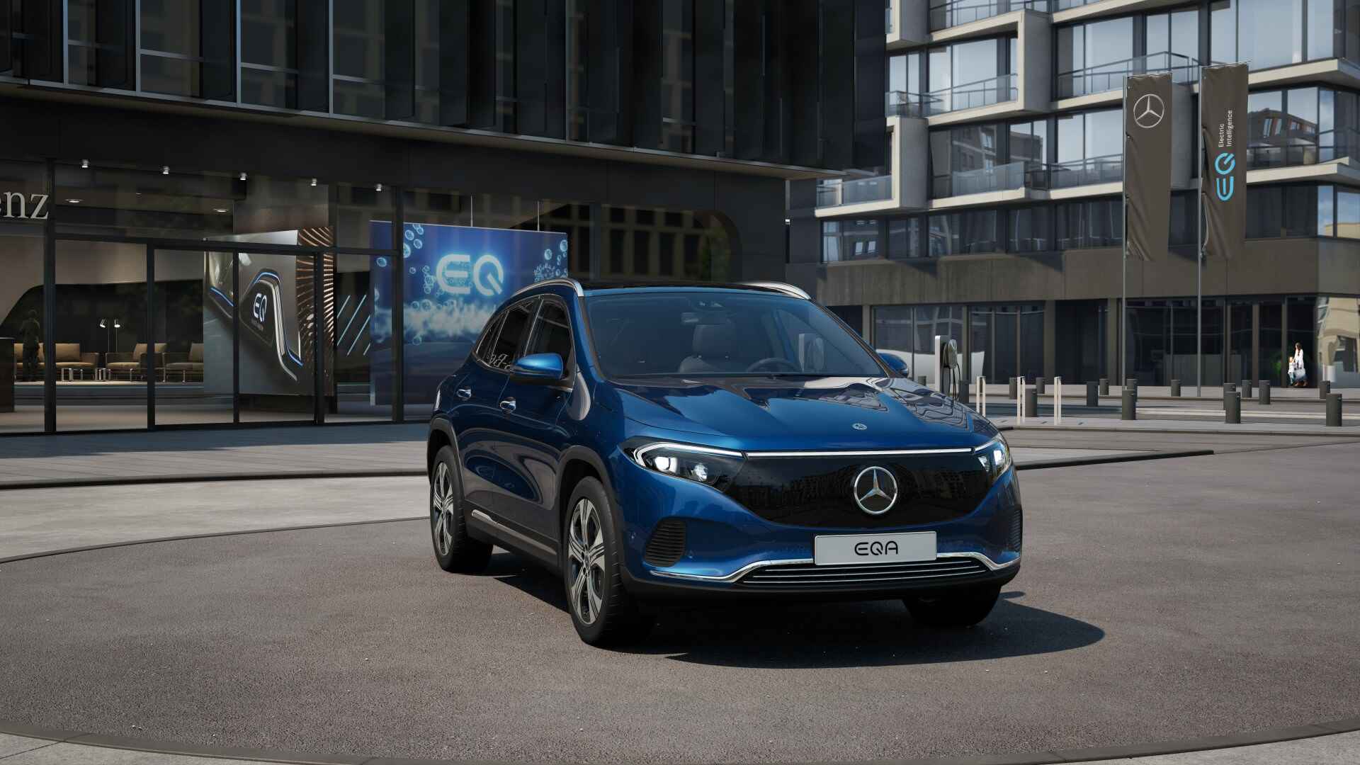 Mercedes-Benz EQA 250+ Luxury Line 71 kWh | Trekhaak | Parkeerpakket met achteruitrijcamera | KEYLESS-GO comfort pakket | GUARD 360° Voertuigbescherming Plus | 	EASY PACK achterklep | Dodehoekassistent | - 17/25