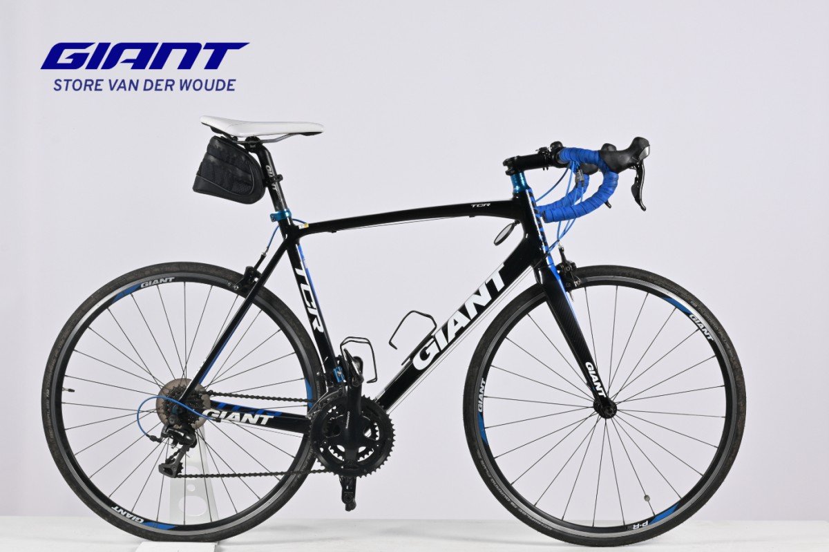 Giant Tcr 1 triple Heren Zwart/Blauw/Wit M/L 2011