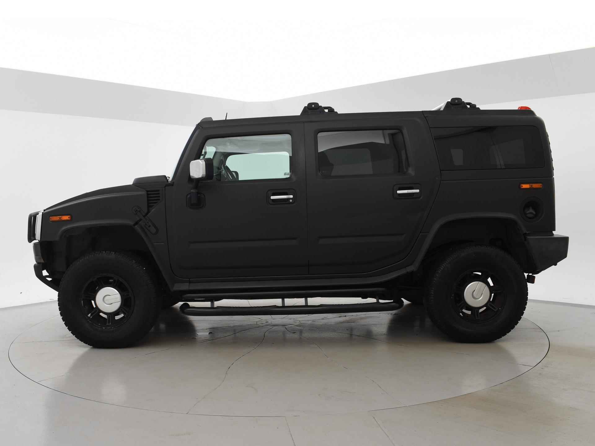 Hummer H2 6.0 V8 MAT ZWART + STANDKACHEL / LEDER / STOELVERWARMING V+A / SCHUIFDAK - 6/44