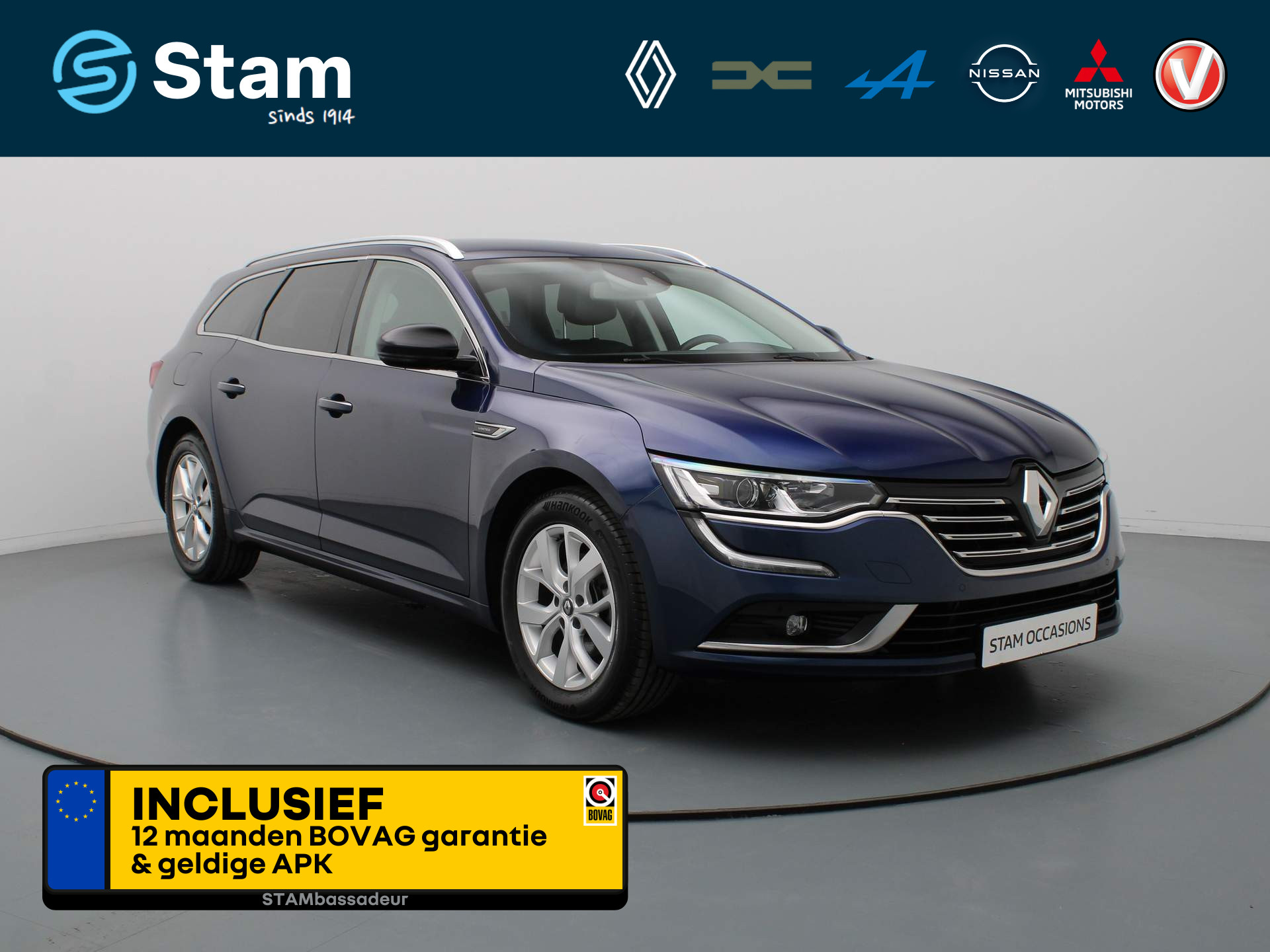 Renault Talisman Estate TCe 160pk Limited EDC/AUTOMAAT Climate | Cruise | Navi | Parksens. v+a