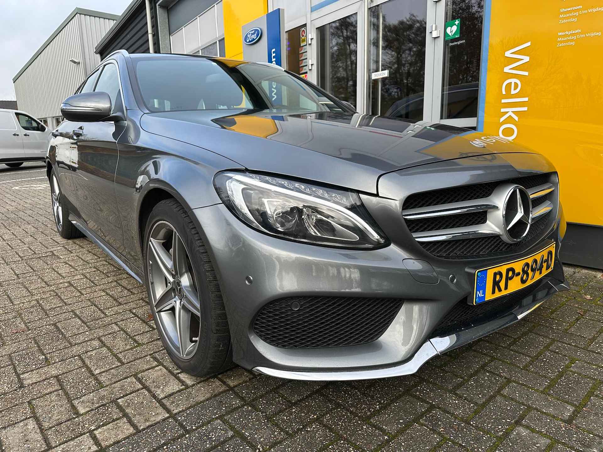 Mercedes-Benz C-Klasse Estate 180 Business Solution AMG AUTOMAAT | AFNB. TREKHAAK | LEDER| CAMERA| HIGH PERFORMANCE LED KOPLAMPEN| PARKEERSENSOREN V+A| - 9/54