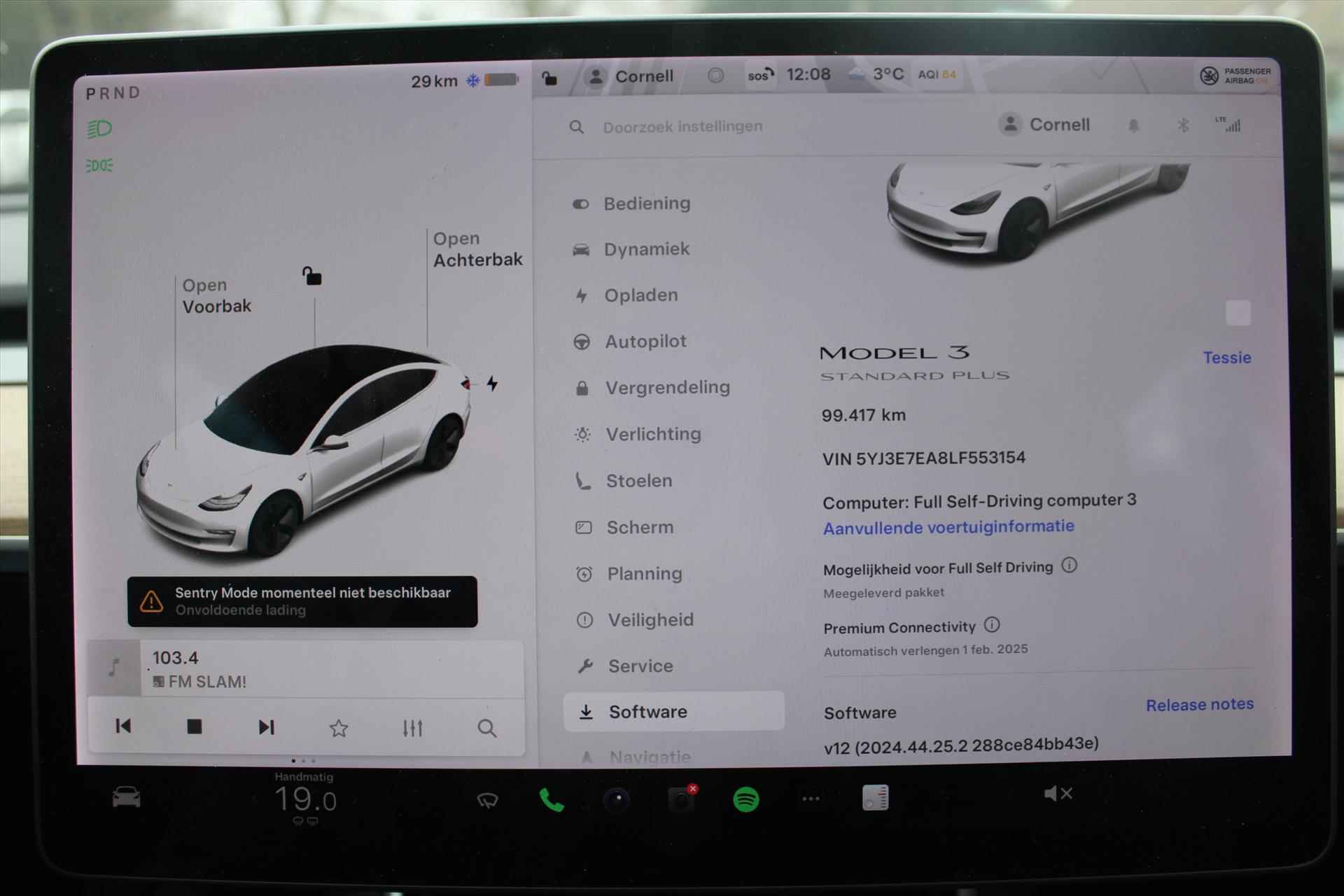 TESLA Model 3 Standard Plus | 40X Tesla Direct Leverbaar | Auto-Pilot | Orig. NL | - 10/17