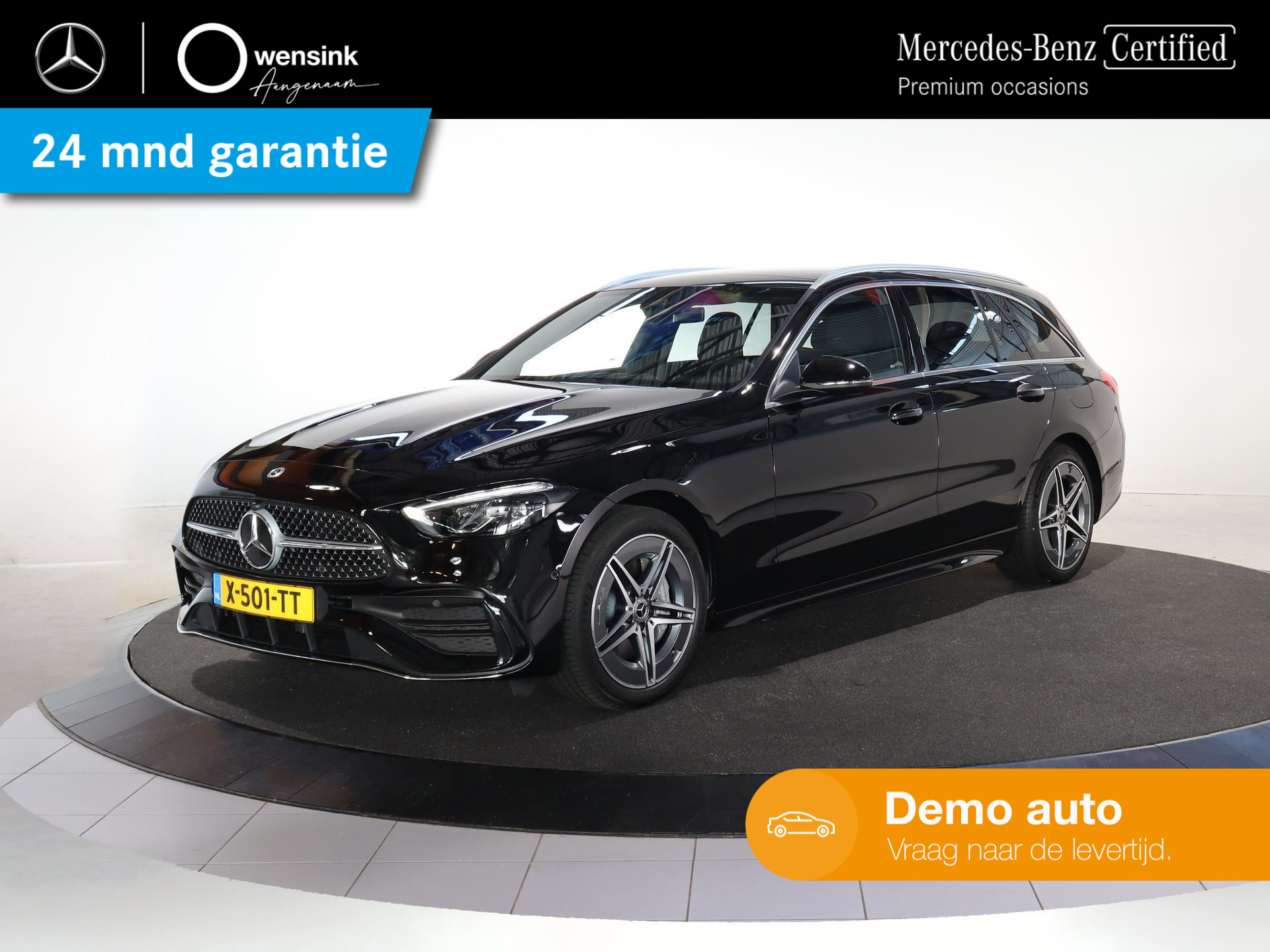 Mercedes-Benz C 300 e Estate AMG Line | Panorama dak | Sfeerverlichting | Carplay | 18 Inch | High Performance Led Koplampen bij viaBOVAG.nl