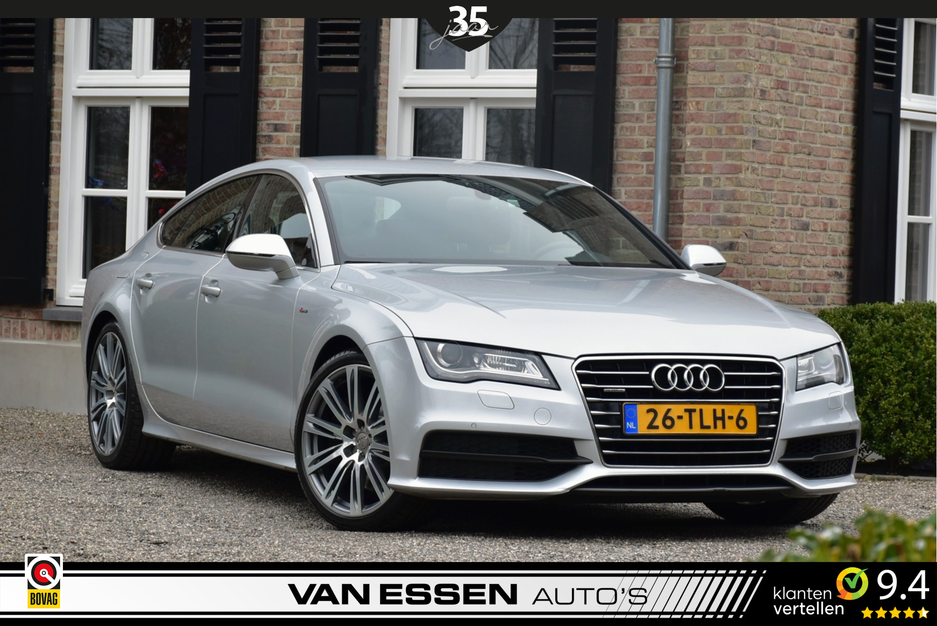 Audi A7 Sportback 3.0 TFSI Quattro S Edition Navi Leder Memory B&O Flippers Nieuwstaat NL-Auto!