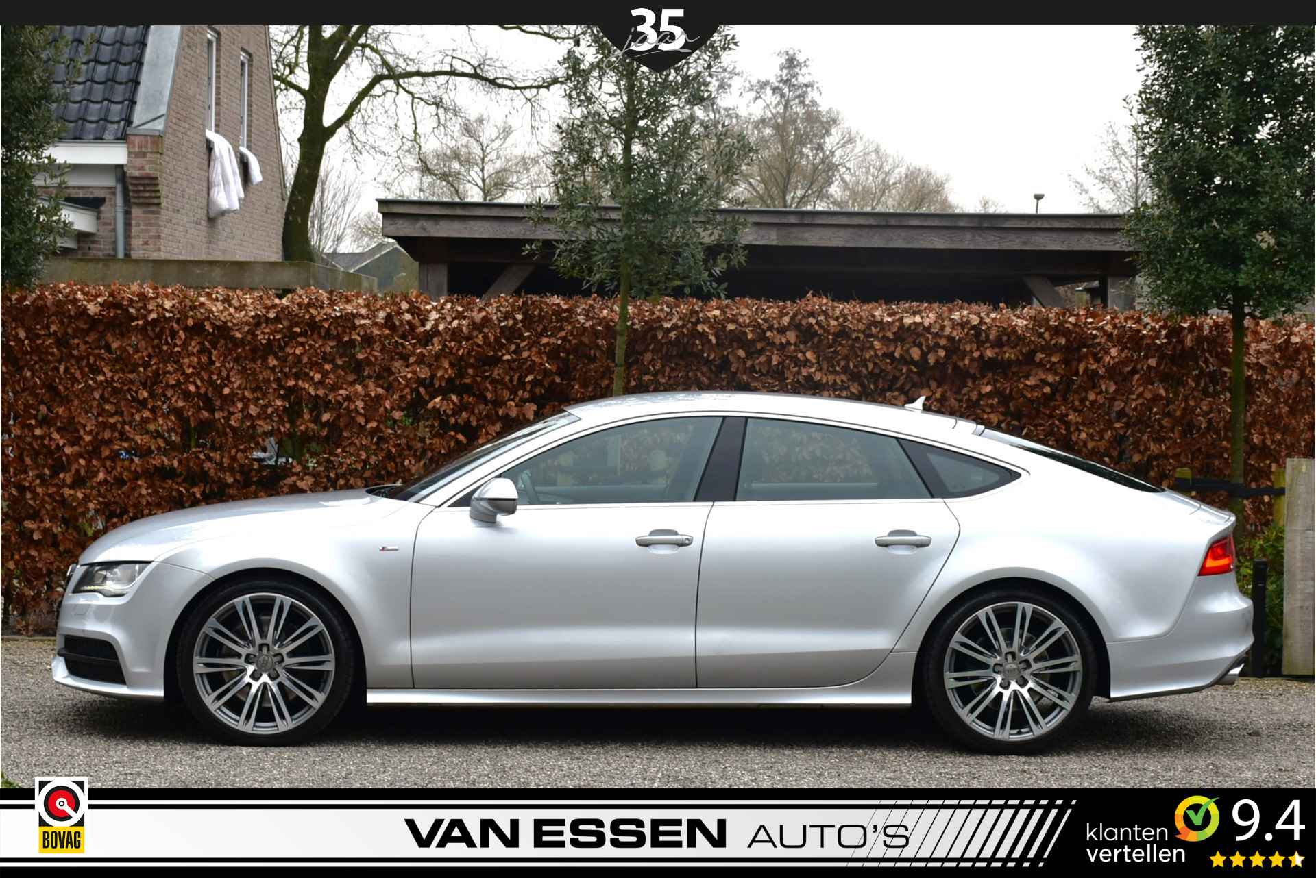 Audi A7 Sportback 3.0 TFSI Quattro S Edition Navi Leder Memory B&O Flippers Nieuwstaat NL-Auto! - 5/38