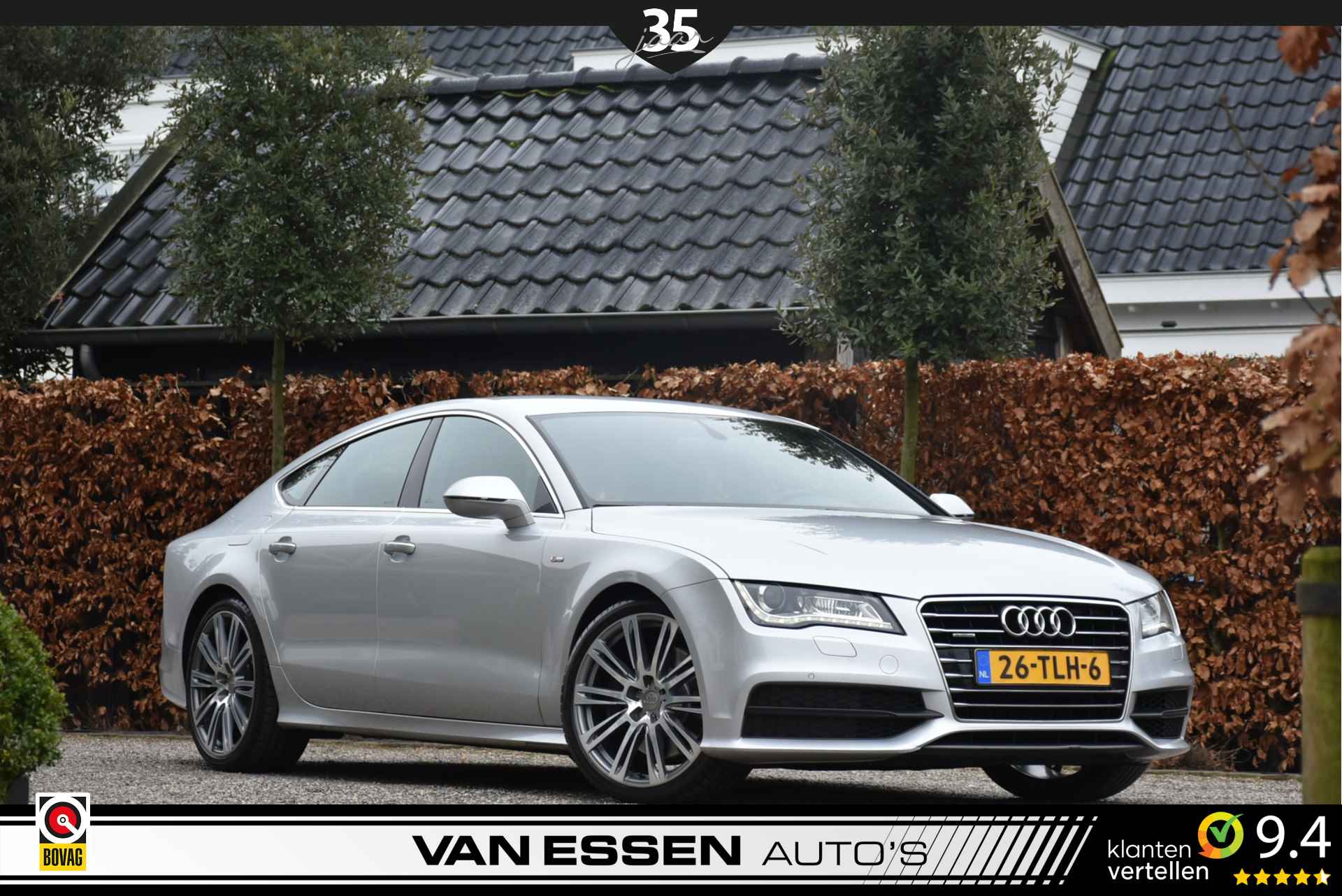 Audi A7 Sportback 3.0 TFSI Quattro S Edition Navi Leder Memory B&O Flippers Nieuwstaat NL-Auto! - 7/38