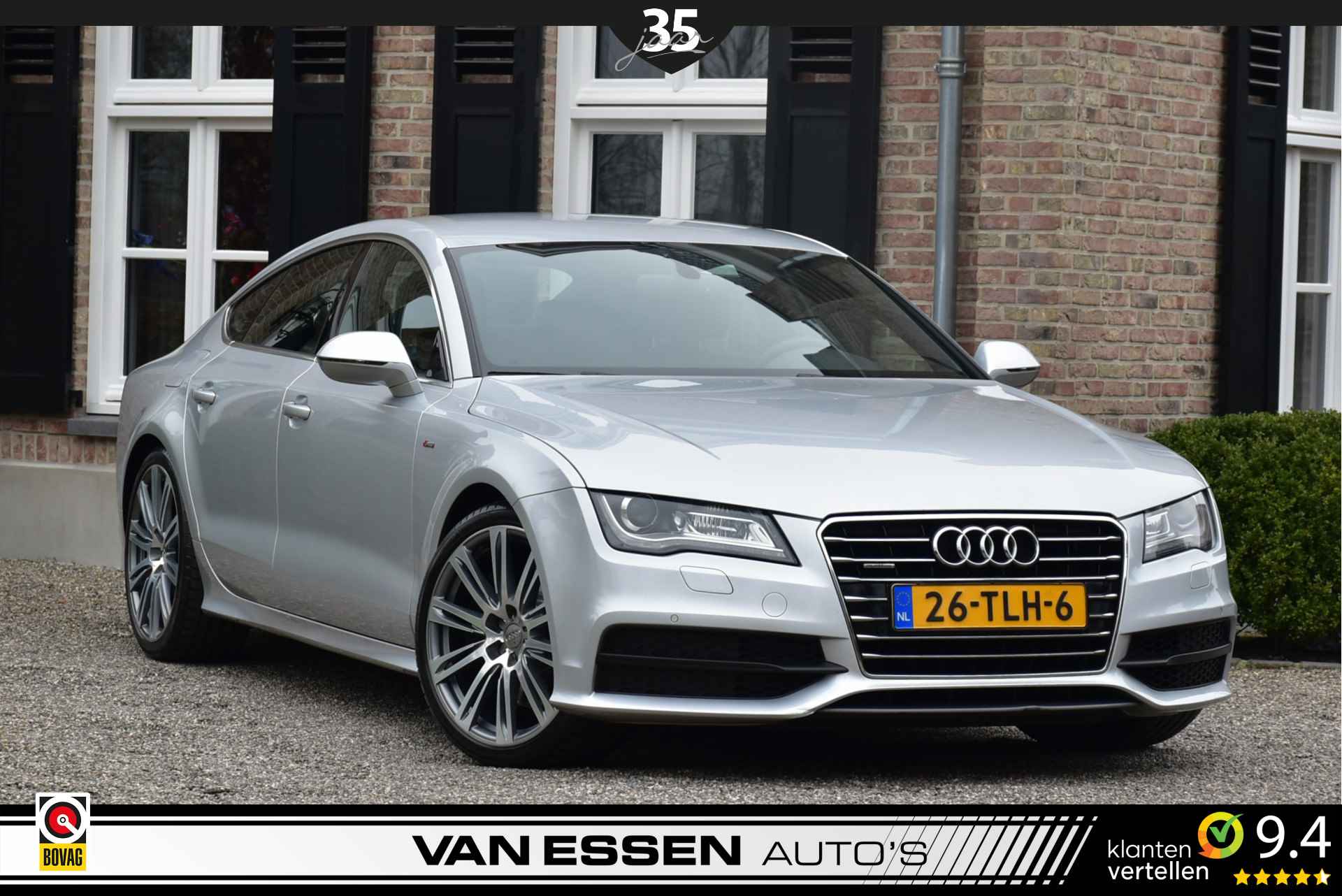 Audi A7 Sportback 3.0 TFSI Quattro S Edition Navi Leder Memory B&O Flippers Nieuwstaat NL-Auto! - 37/38