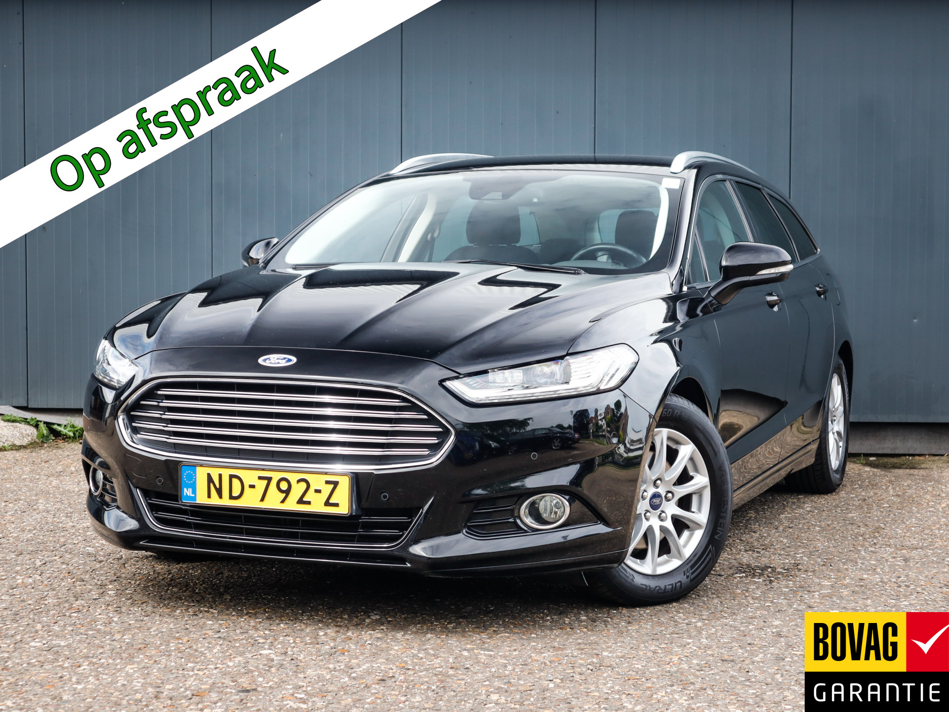 Ford Mondeo Wagon 1.5 TDCi Titanium SE (120 PK) Keurig-Onderh, 12-Mnd-BOVAG, NL-Auto, Airco, Keyless-Entry/Start, Cruisecontrol, Elek.- Achterklep, Bluetooth, Stoelverwarming, Skiluik, Lm-Velgen-16Inch, Privacy-Glas