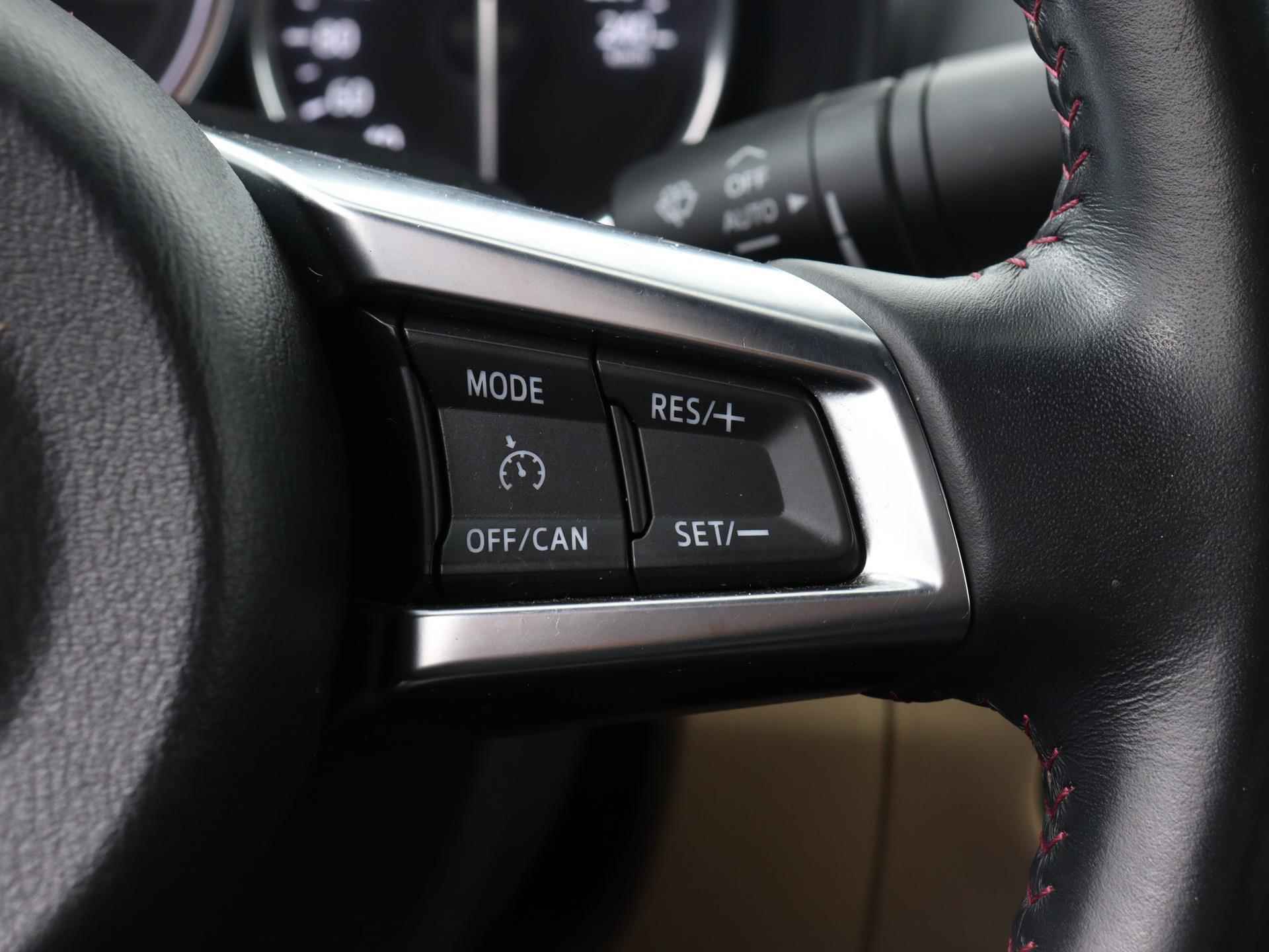 Mazda MX-5 1.5 SkyActiv-G 132 PK Chairo | Cabrio | Soft top | Navigatie | Keyless | Parkeersensoren | LED | Lichtmetalen velgen | Dodehoek detectie | Stoelverwarming | - 18/24
