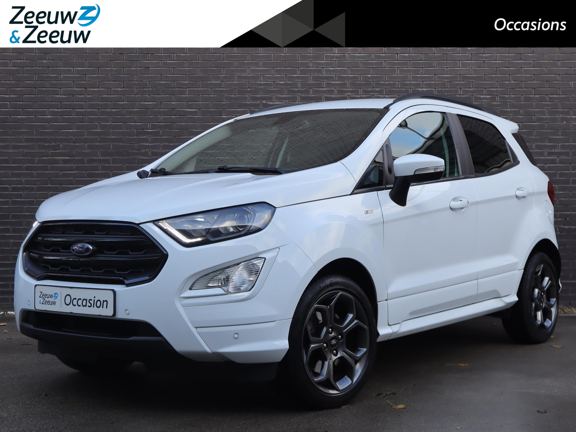 Ford EcoSport 1.0 EcoBoost ST-Line 125pk automaat | Stoel- stuur en voorruitverwarming | Schuif / kantel dak | Navigatie | B&O | Achteruit rij camera | BLISS | Design pack