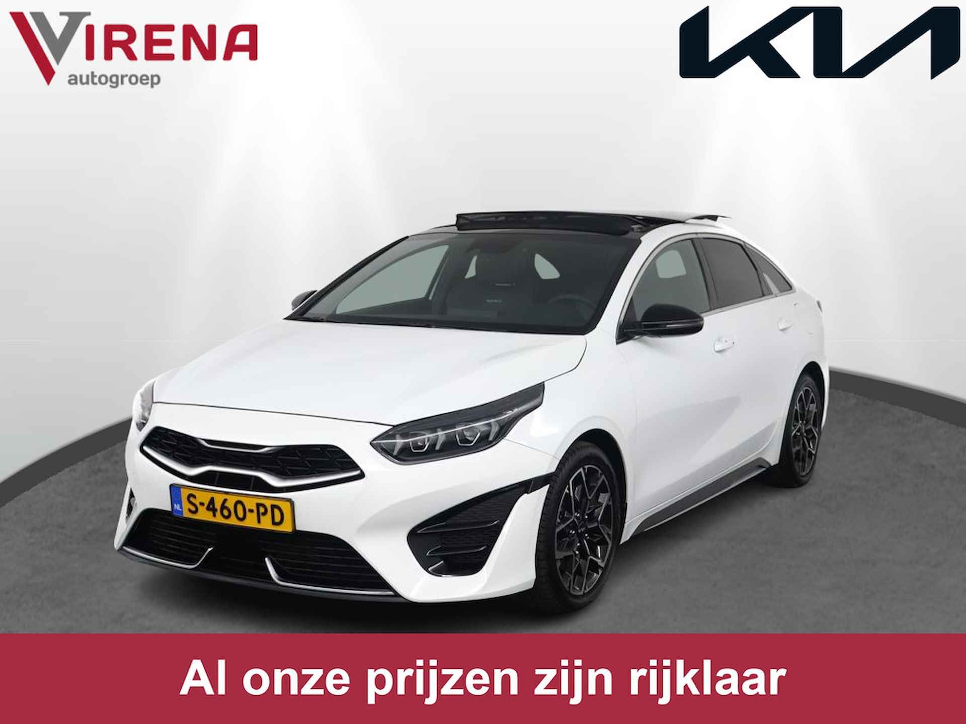 Kia ProCeed 1.5 T-GDi GT-Line - Automaat - Panorama / schuif-/kanteldak - lederen bekl. - Zwarte Hemel - Navigatie - Camera - Fabrieksgarantie t/m 03-2030 - 1/61