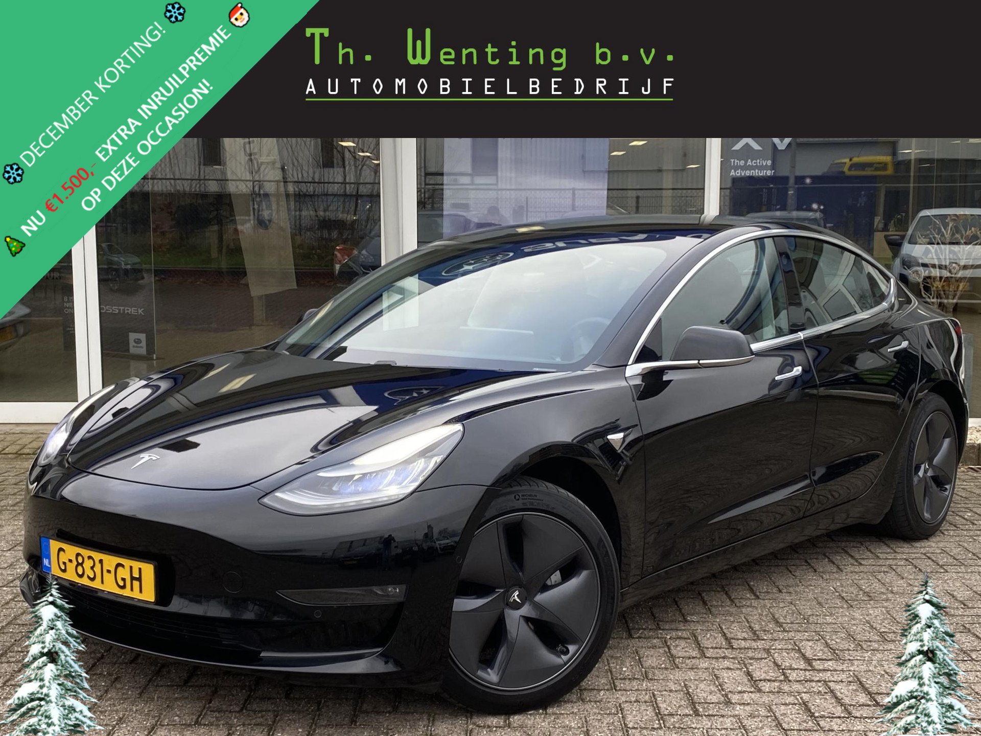 Tesla Model 3 Long Range AWD 75 kWh | Adaptieve Cruise Control | Stoelverwarming Voor + Achter | Navigatie | Premium Audio | Panoramadak |