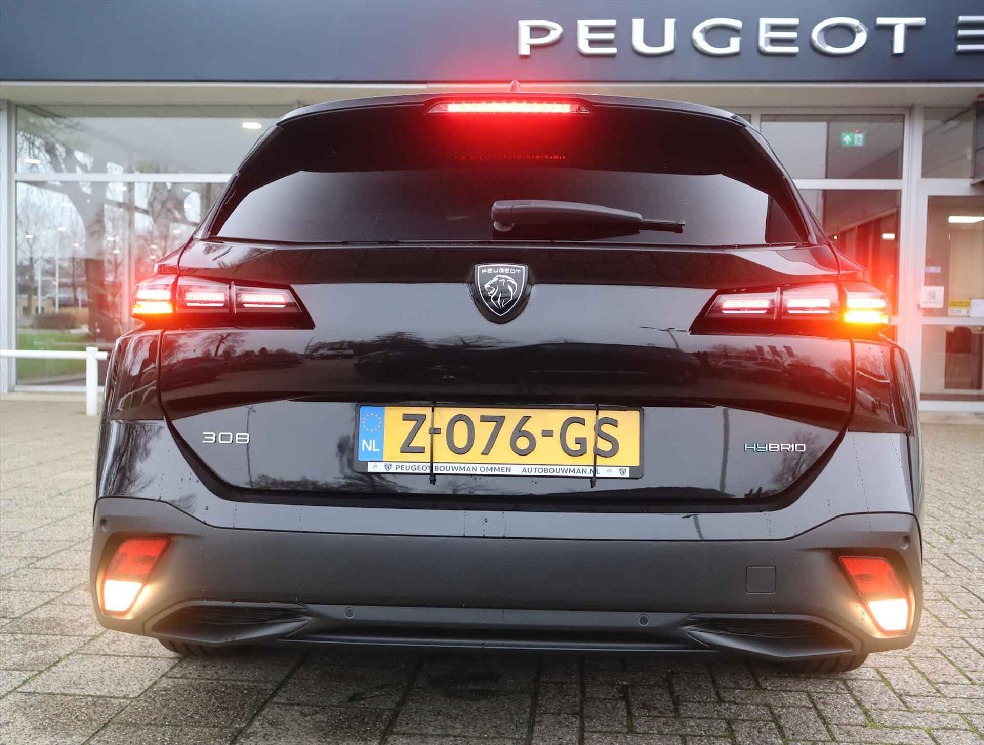 PEUGEOT 308 Sw New  Active Pack Business HYbrid 180pk e-EAT8 Automaat, Rijklaarprijs, Navigatie 7,4 kW Lader LED verlichting - 38/63