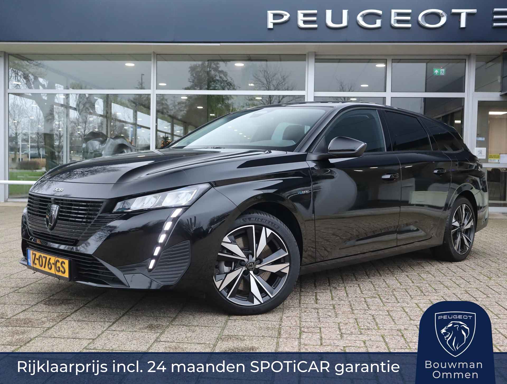 PEUGEOT 308 Sw New  Active Pack Business HYbrid 180pk e-EAT8 Automaat, Rijklaarprijs, Navigatie 7,4 kW Lader LED verlichting