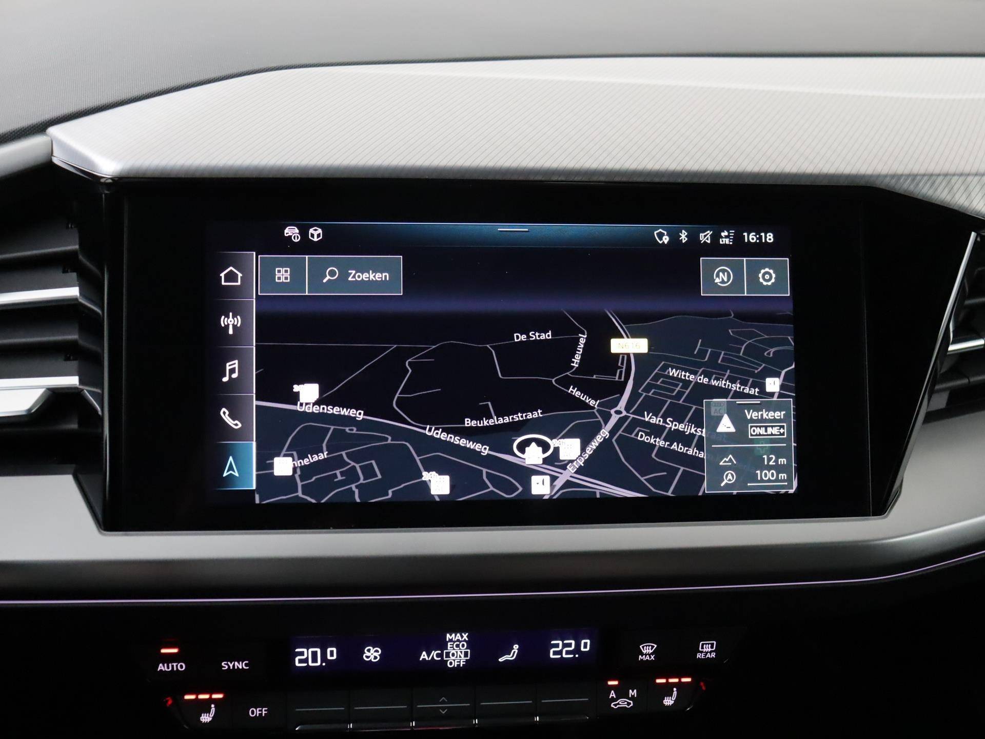 Audi Q4 Sportback e-tron 40 Advanced edition 77 kWh 204 PK | Demo | Navigatie | Camera | Parkeersensoren | Stoelverwarming | Dodehoek sensor | Adaptive cruise control  3-Zone Climate Control | LED | - 15/40