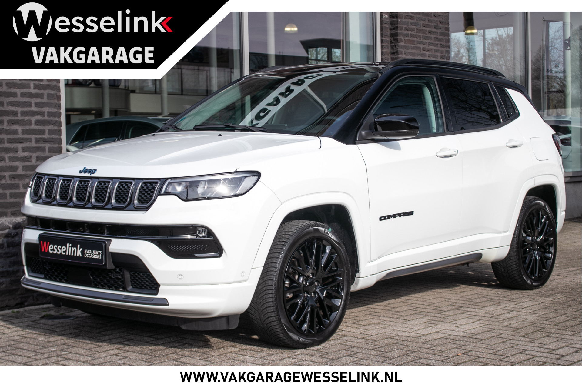 Jeep Compass 4xe 240 Plug-in Hybrid Electric S - All-in rijklrprs | Apple cp/Android auto | leder bij viaBOVAG.nl