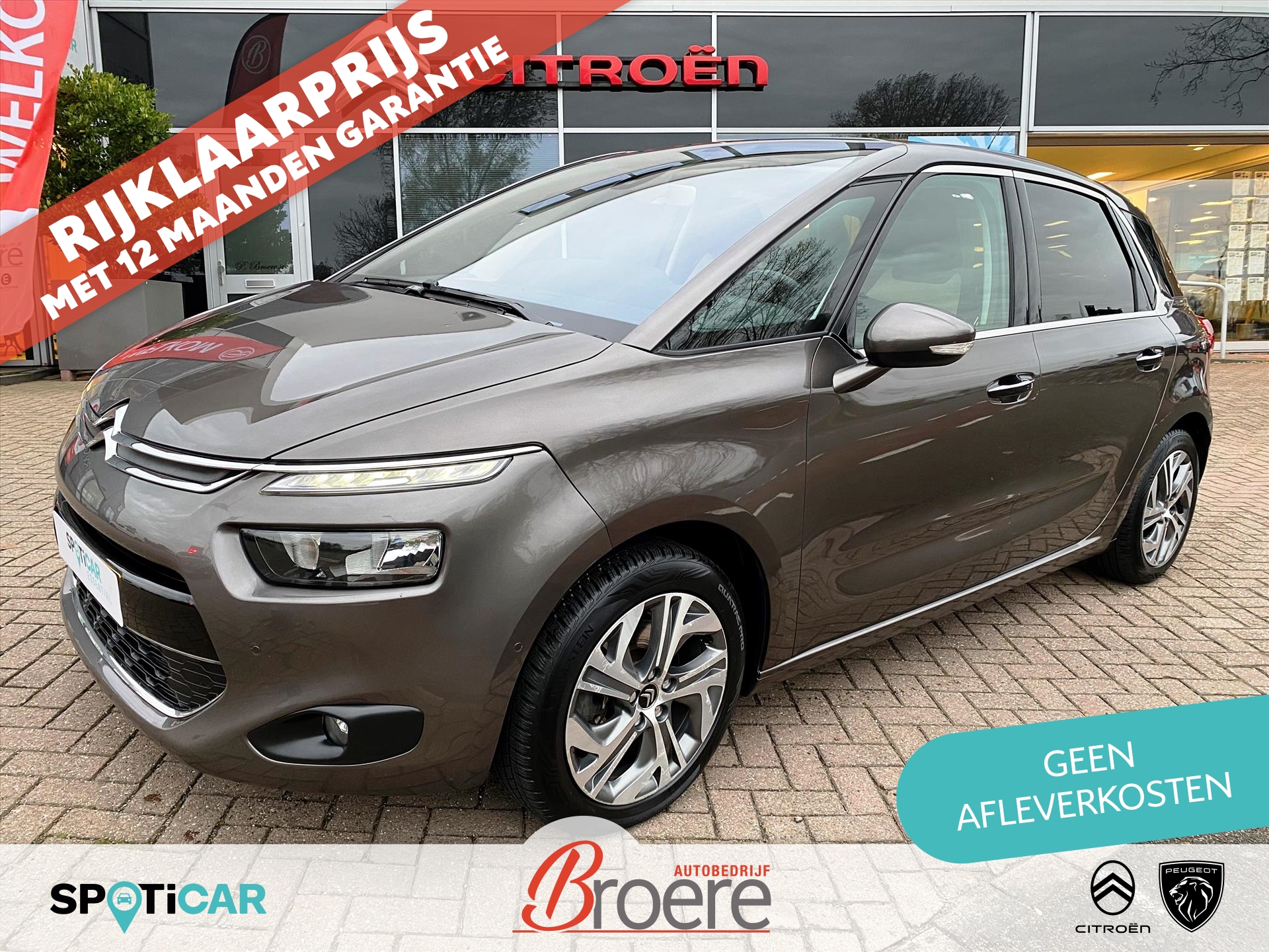 CITROEN C4 Picasso 1.6 Turbo 165pk Automaat Intensive | camera, parkeersensoren v&a, keyless, navigatie, dodehoekdetectie, dab, bluetooth, climate- en cruise control