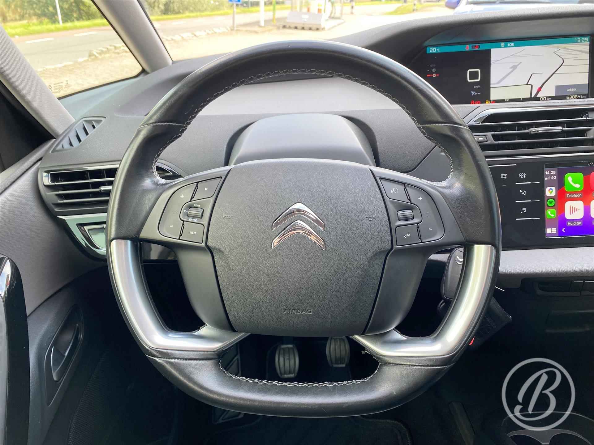 CITROEN C4 Picasso 1.2 Turbo 130pk Feel | trekhaak, parkeersensoren, navigatie,16 inch velgen, regen- en licht sensor, keyless, apple car play, android auto, climate - 10/60