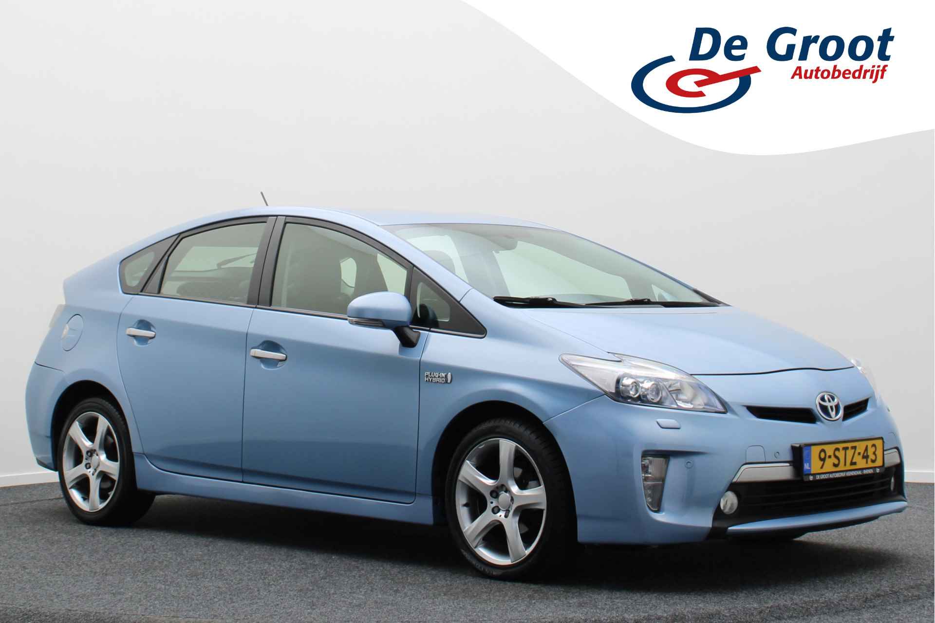 Toyota Prius 1.8 Plug-in Aspiration Automaat Keyless, Leer, Camera, Cruise, Navigatie, LED, Stoelverwarming, PDC, 17'' - 1/42