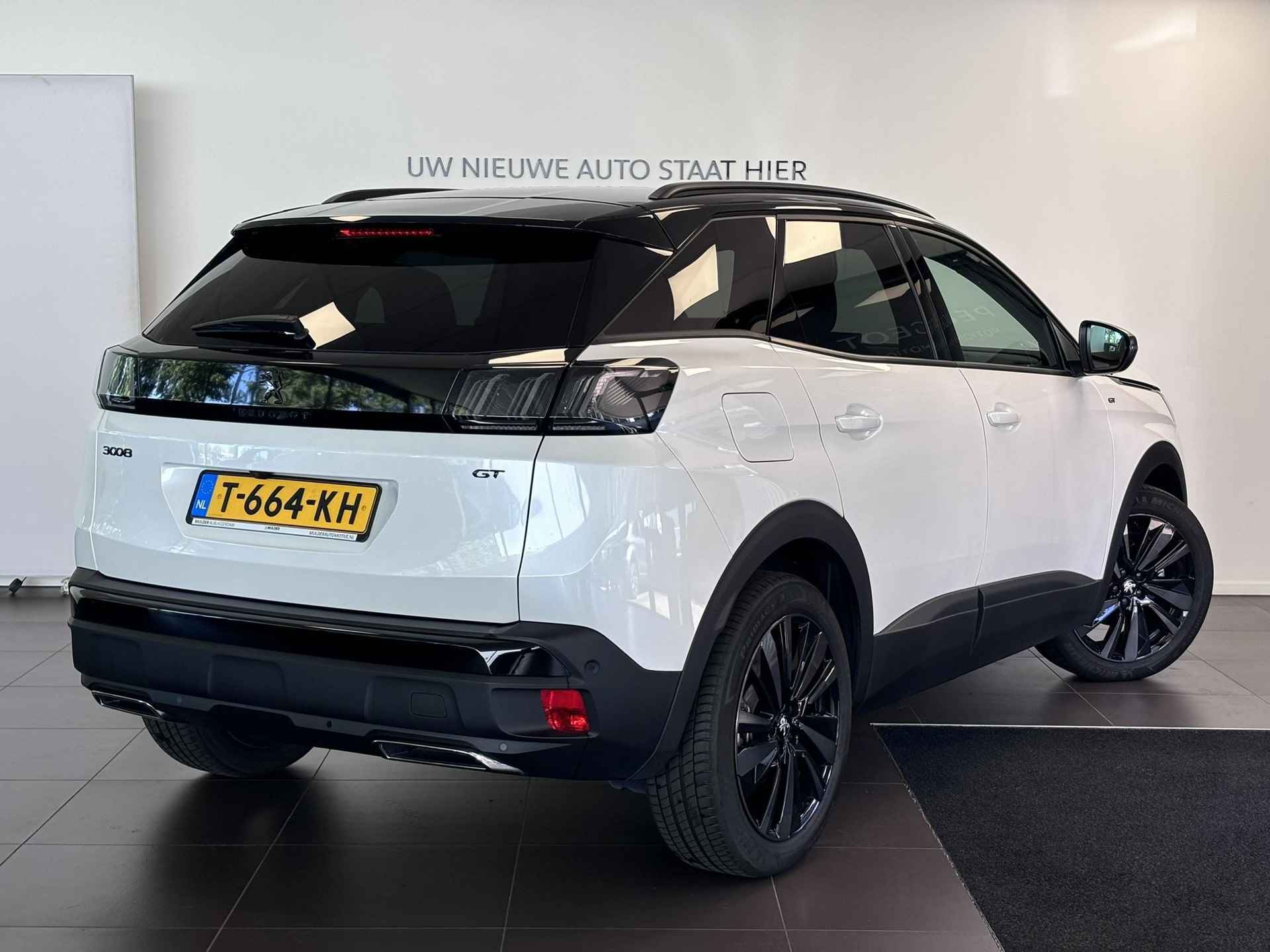 Peugeot 3008 SUV GT 1.2 PureTech 130pk EAT8 AUTOMAAT | BLACK PACK | HANDSFREE A.KLEP | 360° CAMERA | ADAPTIVE CRUISE | STOELVERW. | NAVI | DAB+ | - 7/71