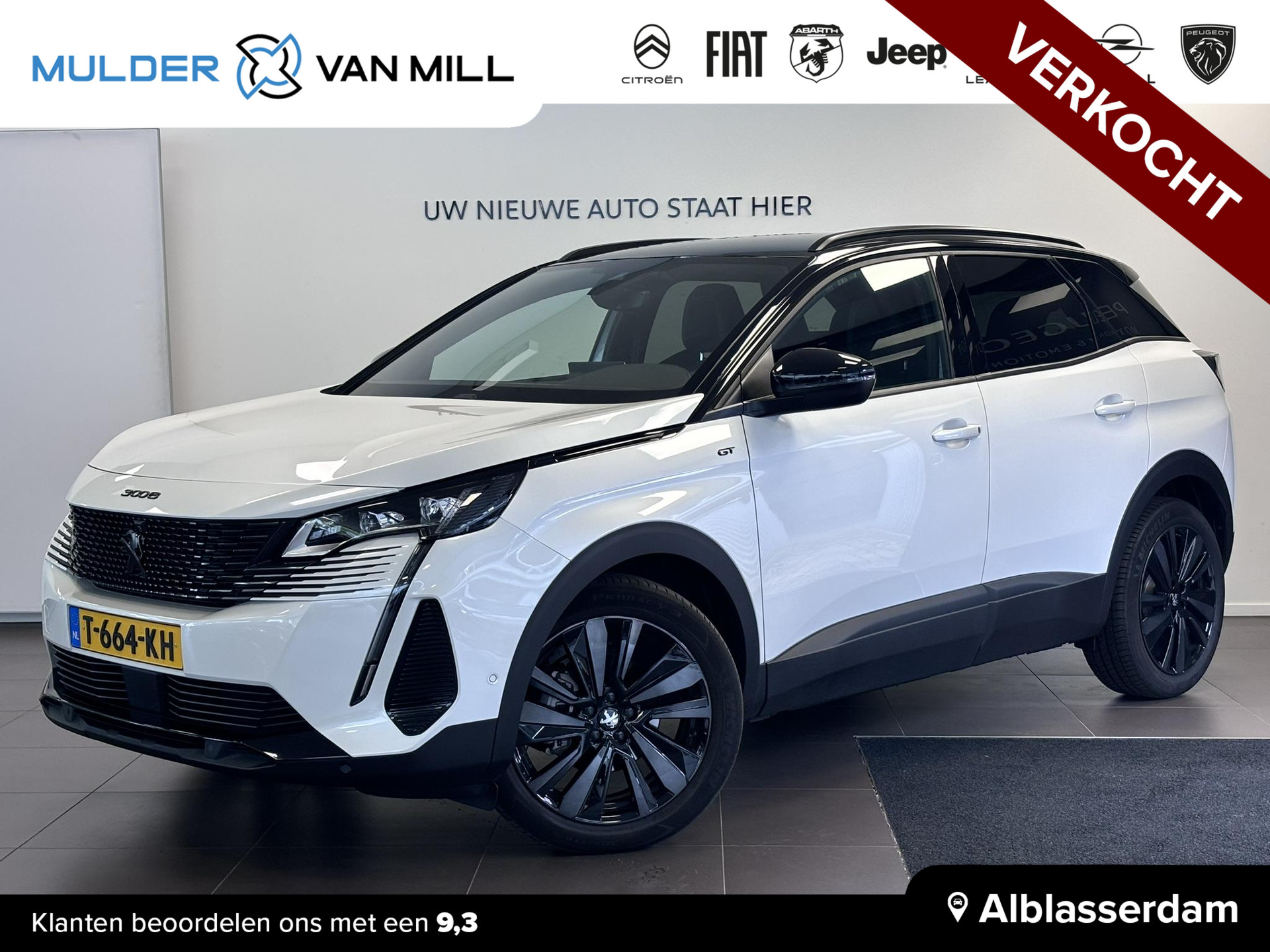 Peugeot 3008 SUV GT 1.2 PureTech 130pk EAT8 AUTOMAAT | BLACK PACK | HANDSFREE A.KLEP | 360° CAMERA | ADAPTIVE CRUISE | STOELVERW. | NAVI | DAB+ |