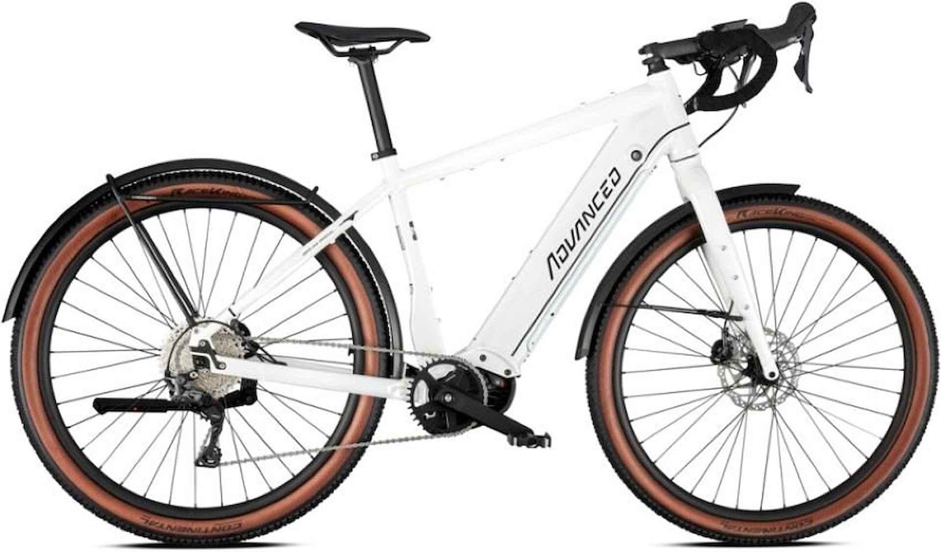 Advanced Ebike Das Original Offroad Pro Gravel 625Wh Heren White Glossy 50cm 2023 - 2/2