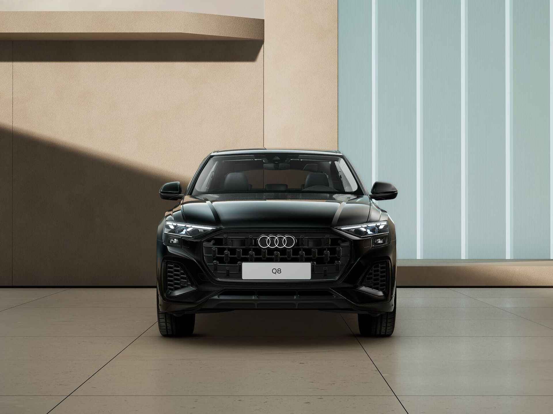 Audi Q8 Pro Line Advanced 55 TFSI e 290 kW / 394 pk CUV 8 Audi Q8 55 TFSI e quattro Pro Line Advanced · Optiekpakket zwart · Stoelventilatie/ massage · Getint glas · Leder bekleding - 6/8