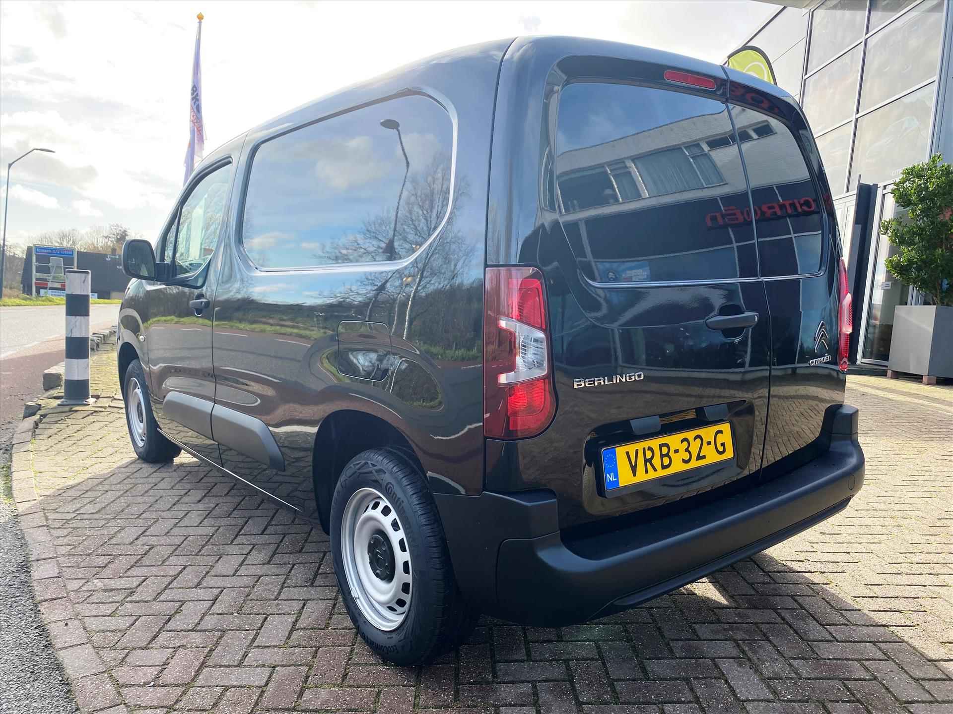 Citroen Berlingo Van GB 1.5 BlueHDi 100pk L1 Club | 2 zits,  navigatie via apple carplay en android auto, airconditioning, cruise control, mistlampen - 4/48