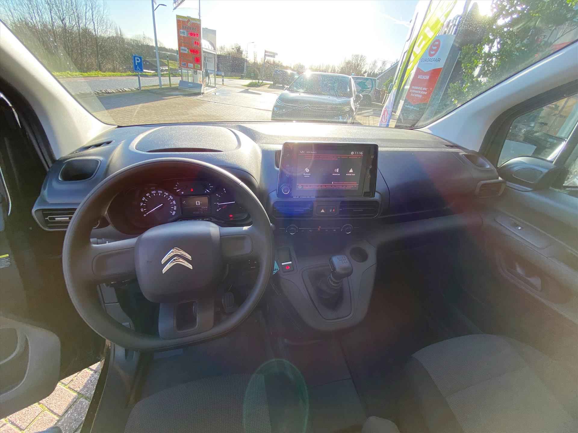 Citroen Berlingo Van GB 1.5 BlueHDi 100pk L1 Club | 2 zits,  navigatie via apple carplay en android auto, airconditioning, cruise control, mistlampen - 8/48