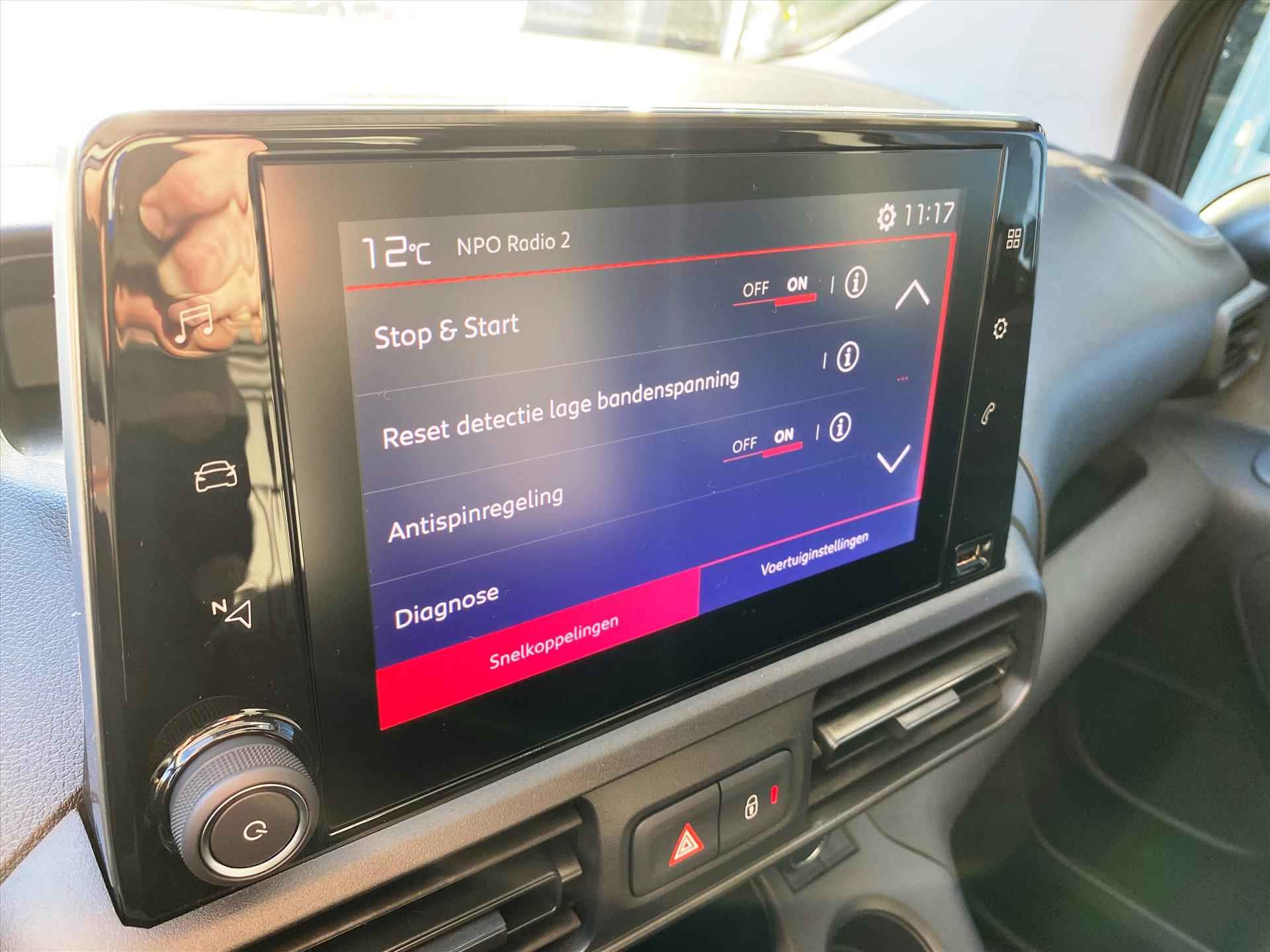 Citroen Berlingo Van GB 1.5 BlueHDi 100pk L1 Club | 2 zits,  navigatie via apple carplay en android auto, airconditioning, cruise control, mistlampen - 19/48