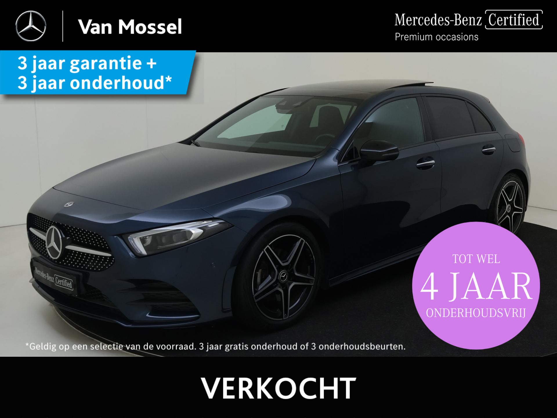 Mercedes-Benz A-klasse 180 Business Solution AMG / Premium Plus/ Panoramadak/ Night/ Sfeerverlichting/ Memory